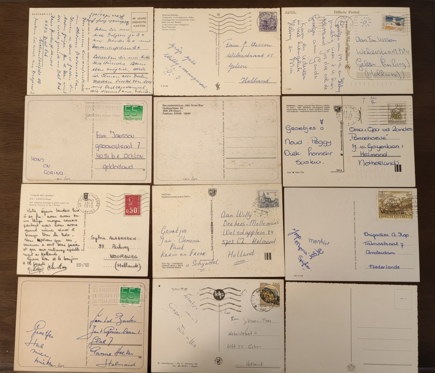 多国邮品🌞放大漏💥🔥💥组合专场 第③⑤场 多国自然人文风光（12件全实寄）