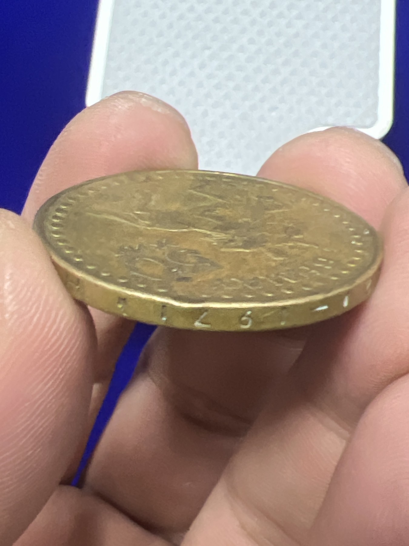 飞翔风筝第八场世界钱币拍卖 蒙古1971年1图格里克社会主义革命50周年纪念币