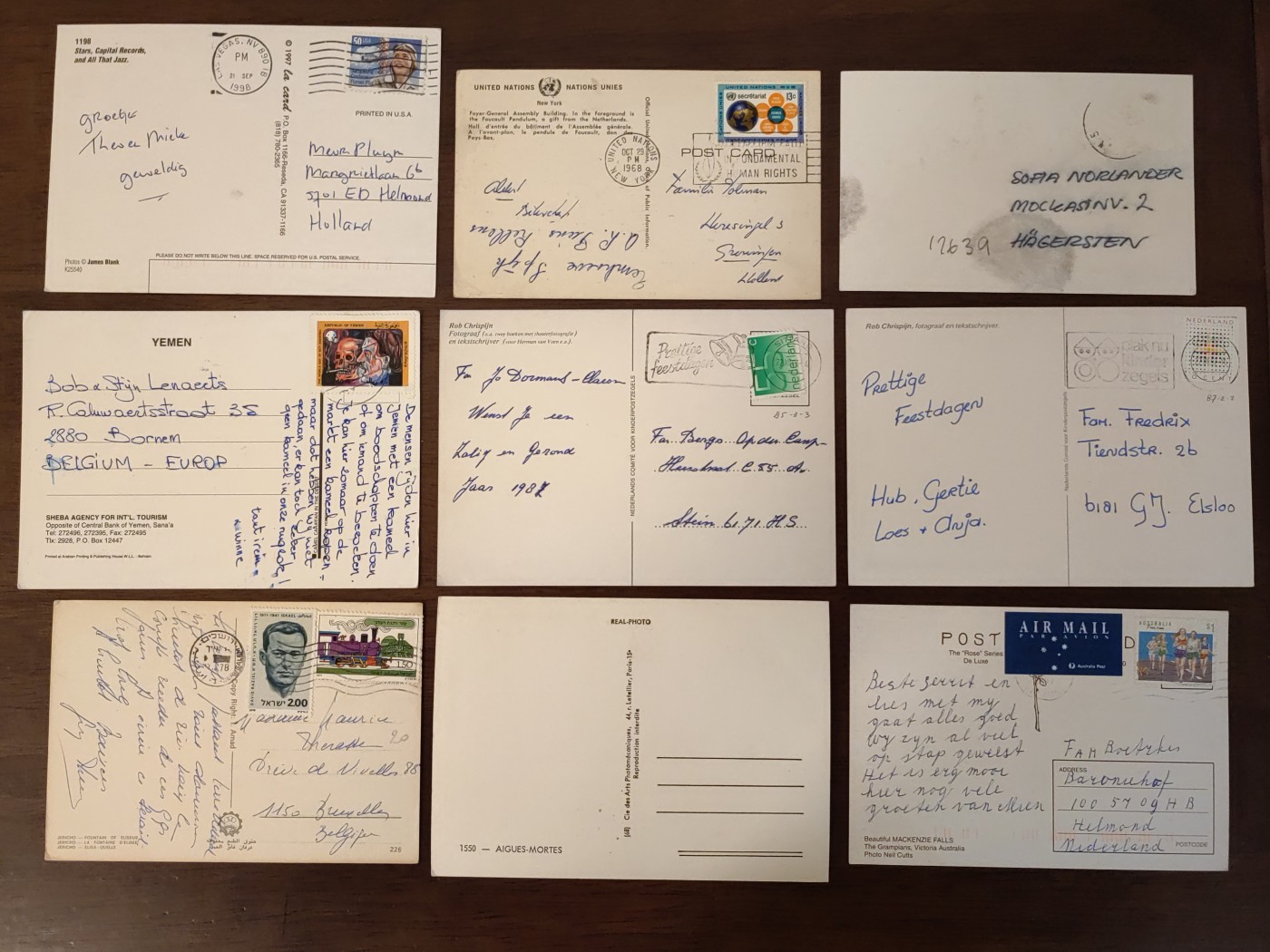 多国邮品🌞放大漏💥🔥💥组合专场 第③⑤场 杂锦精品明信片9件