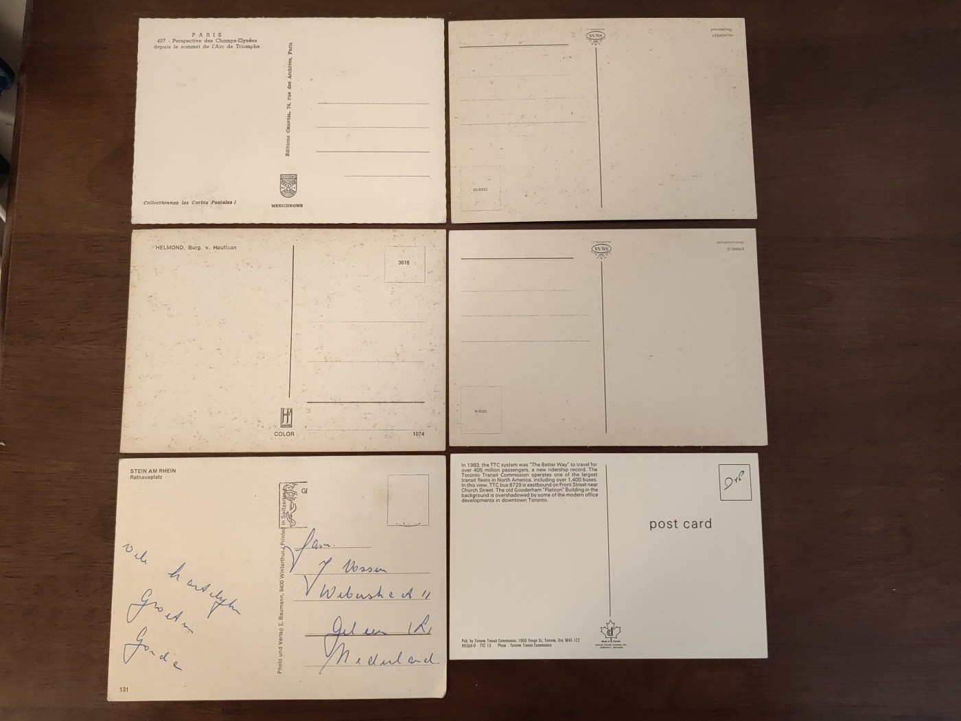 多国邮品🌞放大漏💥🔥💥组合专场 第③⑤场 外国街道广角摄影 6件