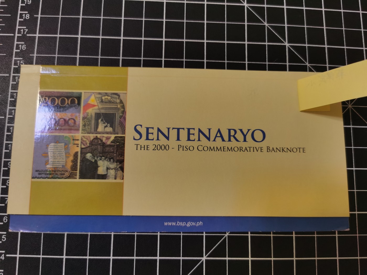 Immortal auction 纪念钞场 菲律宾2000纪念钞（小），Unc（带册）