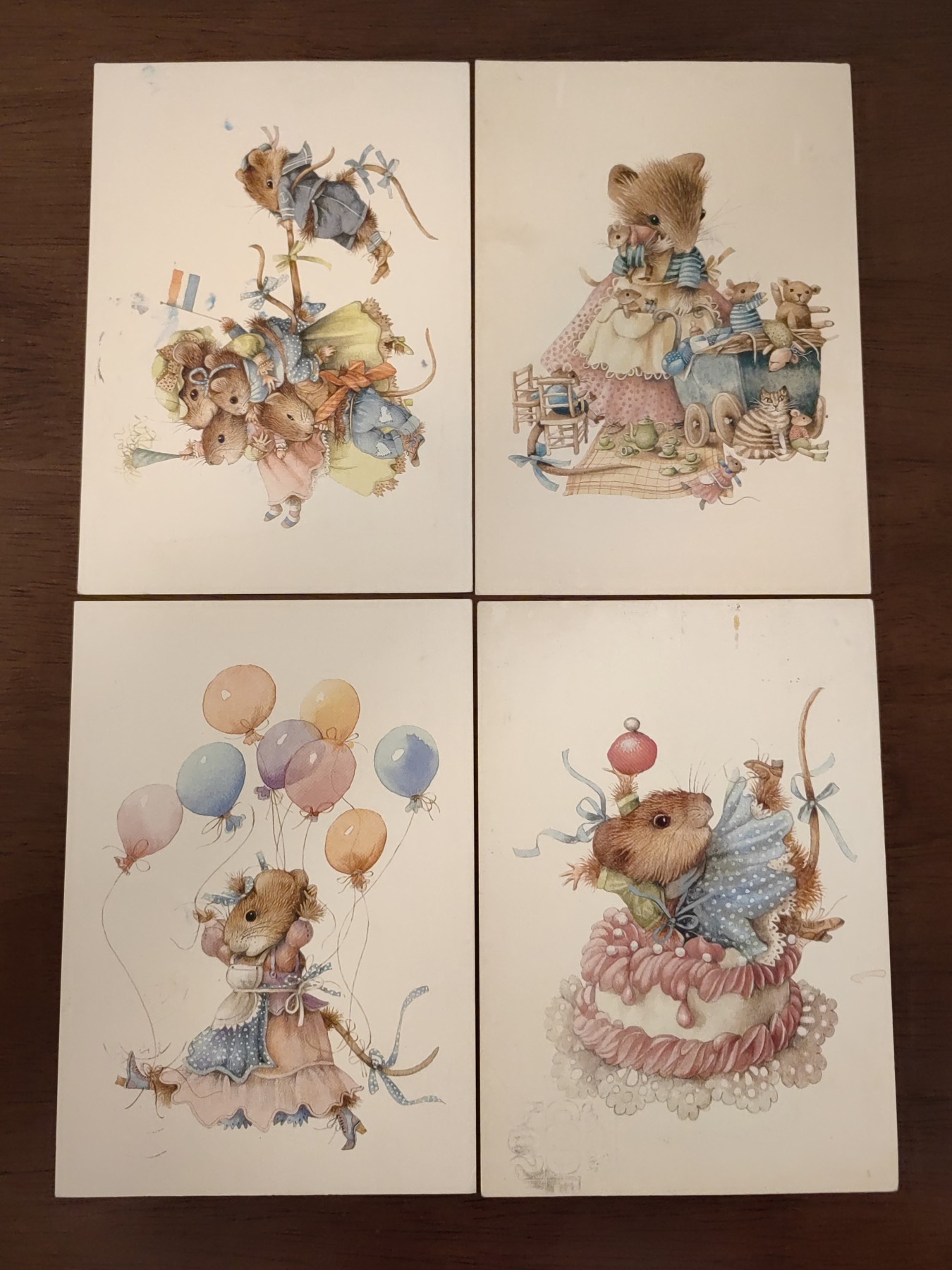 多国邮品🌞放大漏💥🔥💥组合专场 第③⑤场 荷兰松鼠绘画 4件