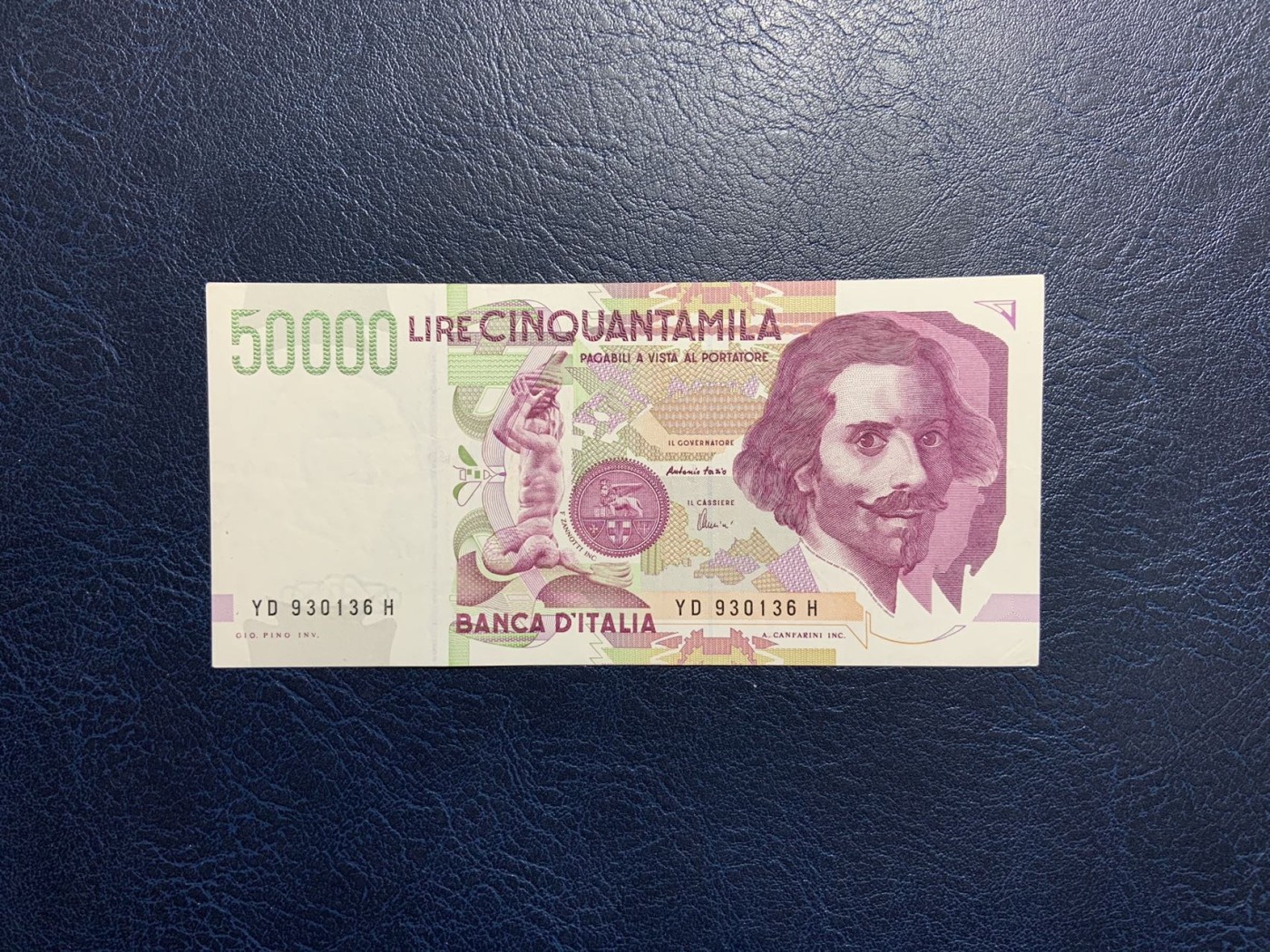 收藏联盟Quantum Auction 第309期拍卖  意大利1992年50000里拉 品相UNC 细节如图