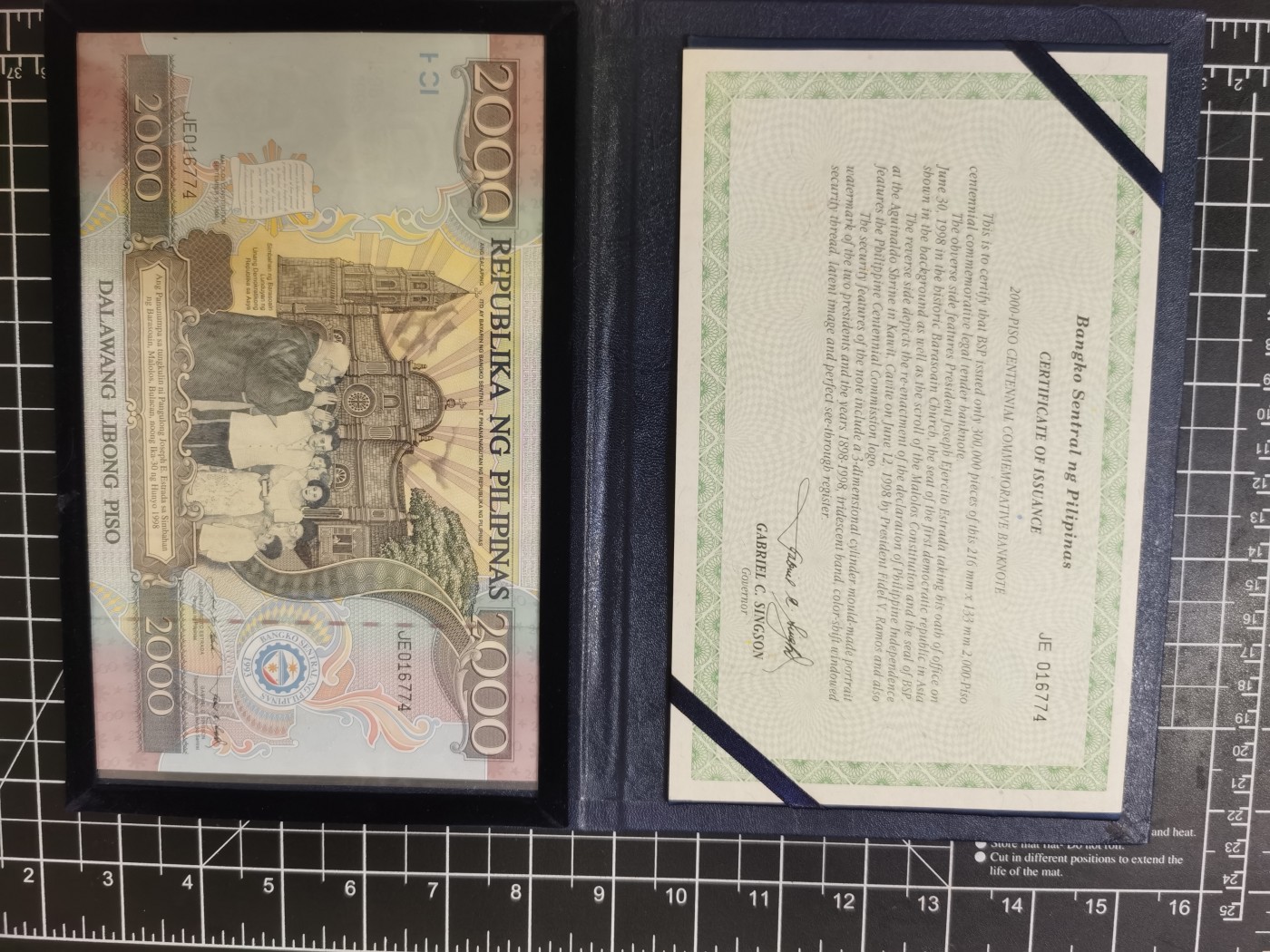 Immortal auction 纪念钞场 菲律宾2000年纪念钞，Unc（大票幅）