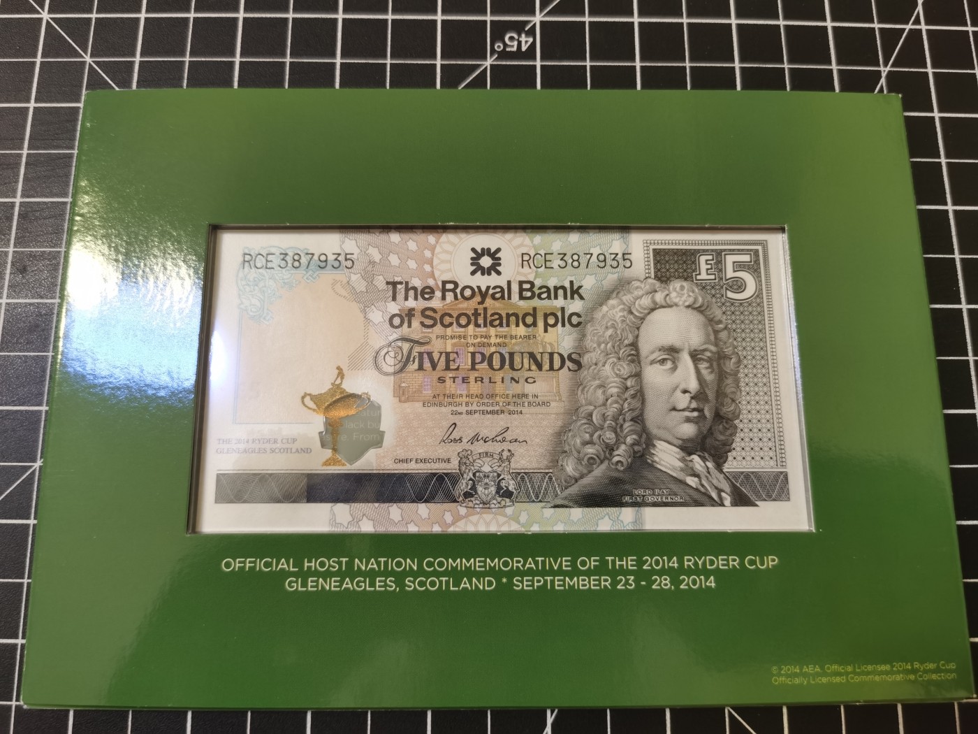 Immortal auction 纪念钞场 苏格兰5镑纪念钞，Unc带册