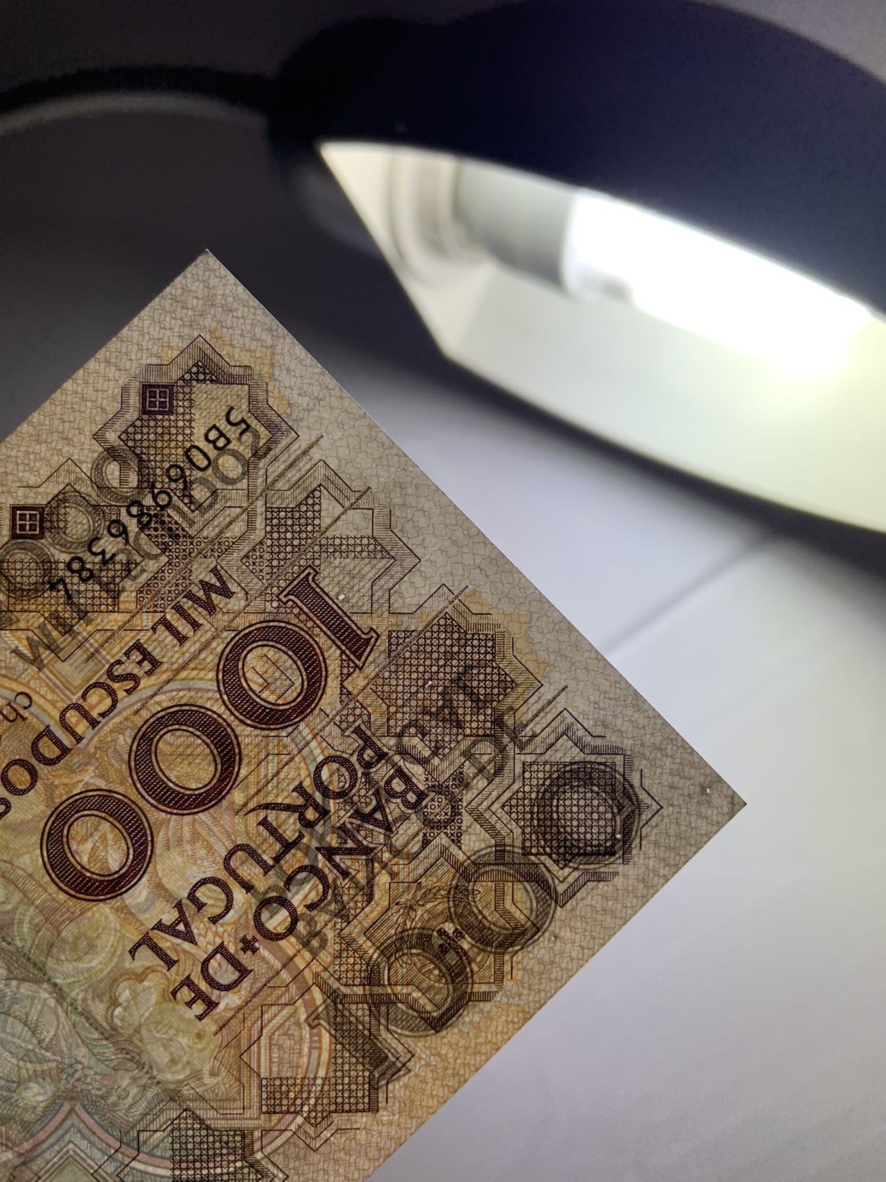 收藏联盟Quantum Auction 第309期拍卖  葡萄牙1994年1000埃斯库多 品相UNC-  有针孔