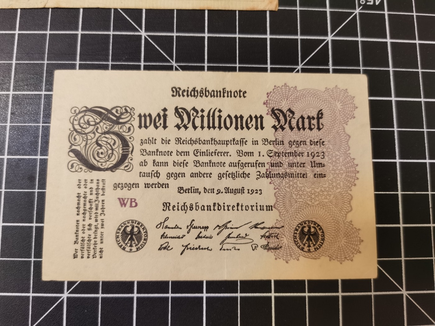 Immortal auction 纪念钞场 德国3张老款，1000+2M为旧，10000（1922）为Unc