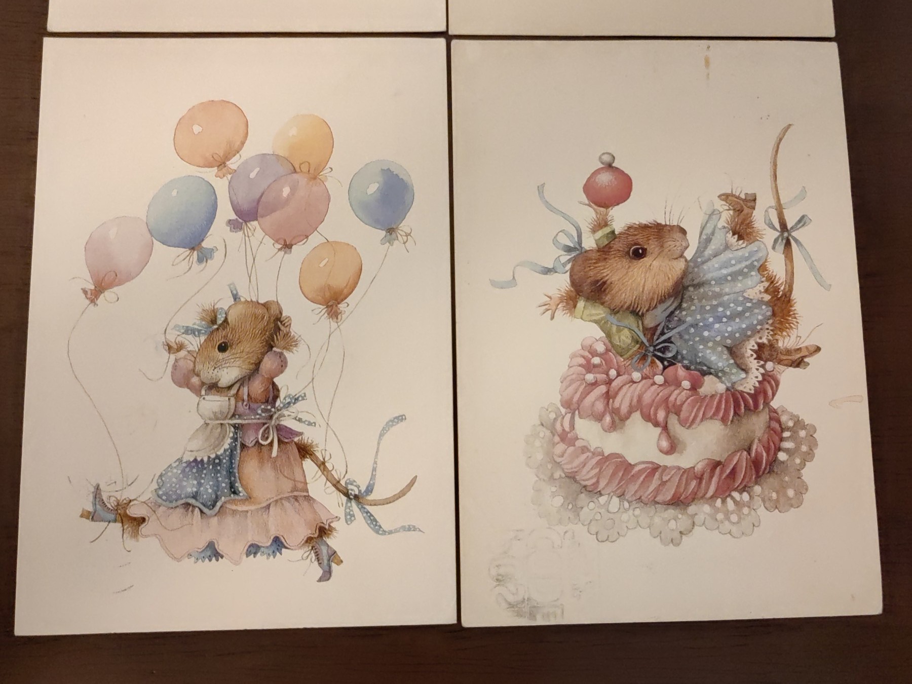 多国邮品🌞放大漏💥🔥💥组合专场 第③⑤场 荷兰松鼠绘画 4件