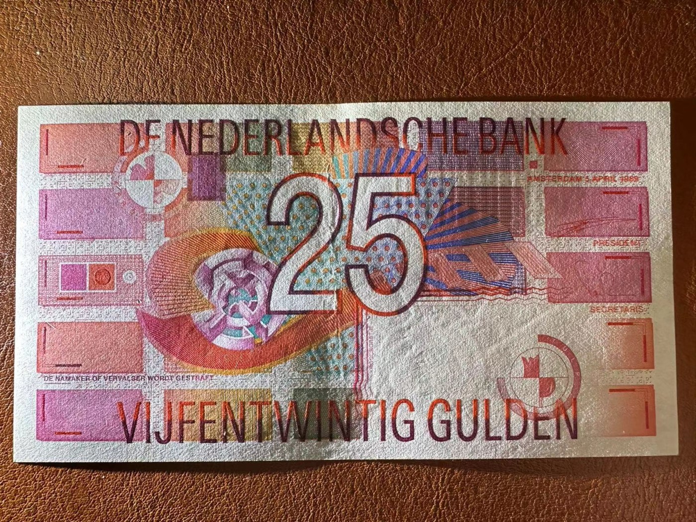 【Blue Auction】✨世界纸币精拍第402期【精】 【一组2张】荷兰25盾&奥地利 1960年100先令 斯特劳斯 品相如图