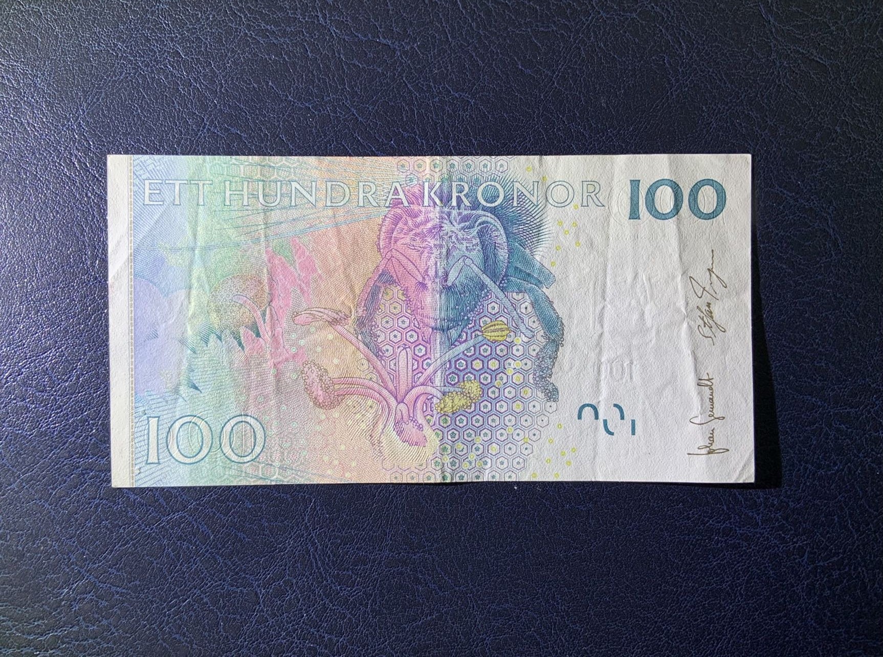 收藏联盟Quantum Auction 第309期拍卖  瑞典2009年100克朗 非全新 品相如图 植物学家林奈