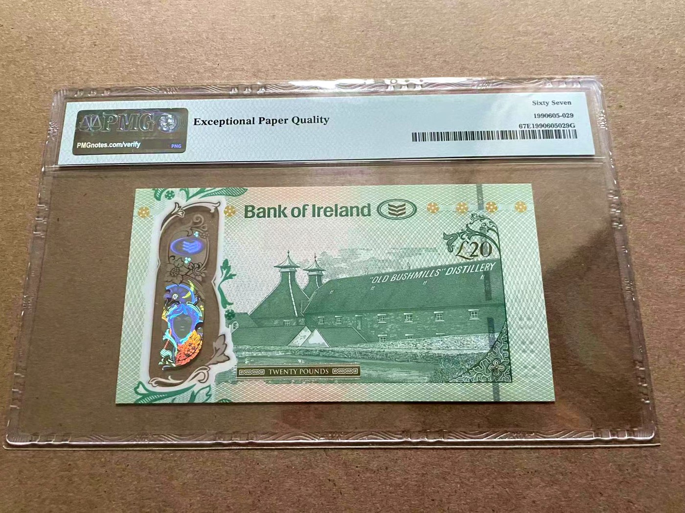【Blue Auction】✨世界纸币精拍第402期【精】 北爱尔兰 2017年20镑 PMG67EPQ 