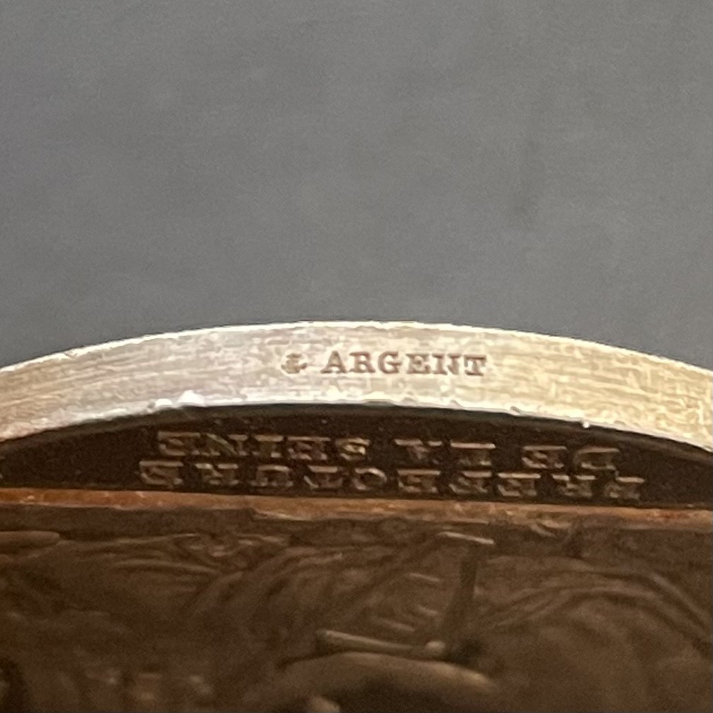 「木头集藏」章牌专场-第34期 法国塞纳河劳动银章  直径:32mm ，12.9 g，边铭：蜜蜂 ARGENT （1860-1879年）