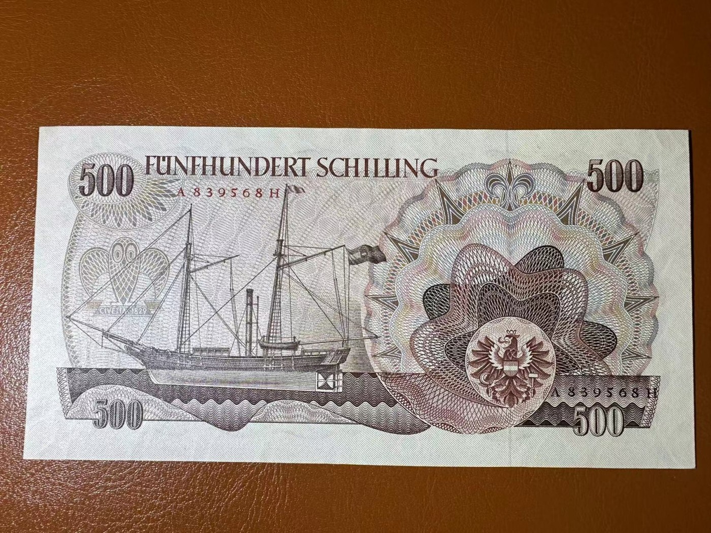 【Blue Auction】✨世界纸币精拍第402期【精】 奥地利 1965年500先令 AU品相