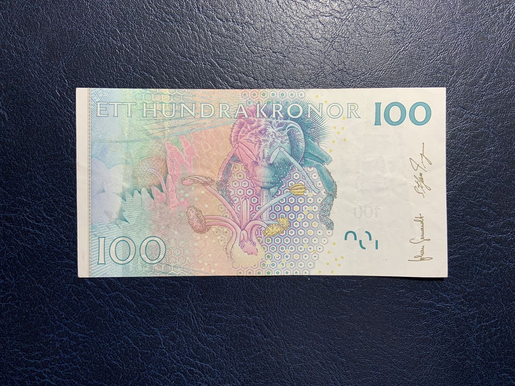 收藏联盟Quantum Auction 第309期拍卖  瑞典2009年100克朗 非全新 品相如图 植物学家林奈