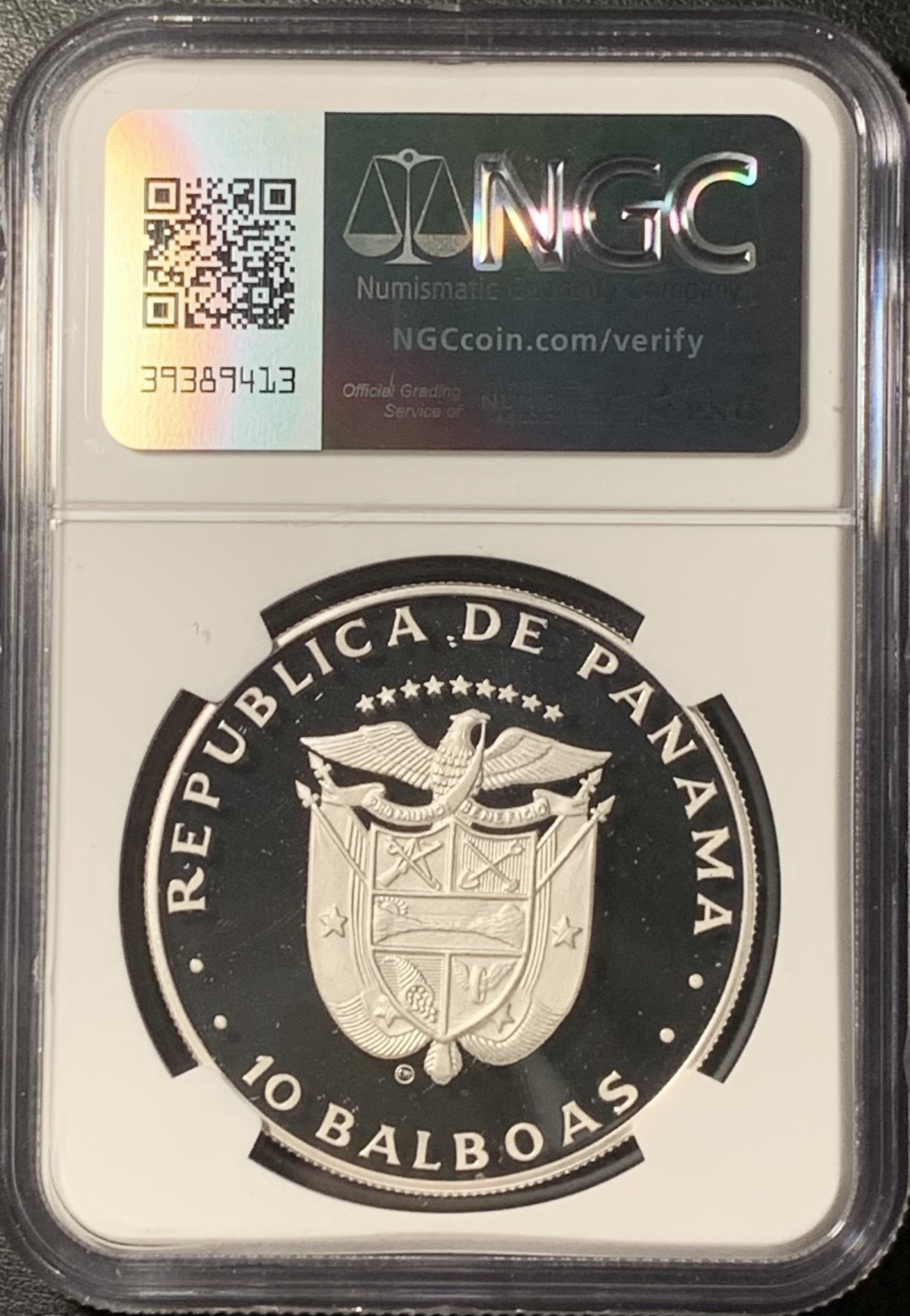 紫瑗钱币——第331期拍卖 巴拿马 1982年 国际儿童年 10波拿巴 银币 NGC PR69 UC