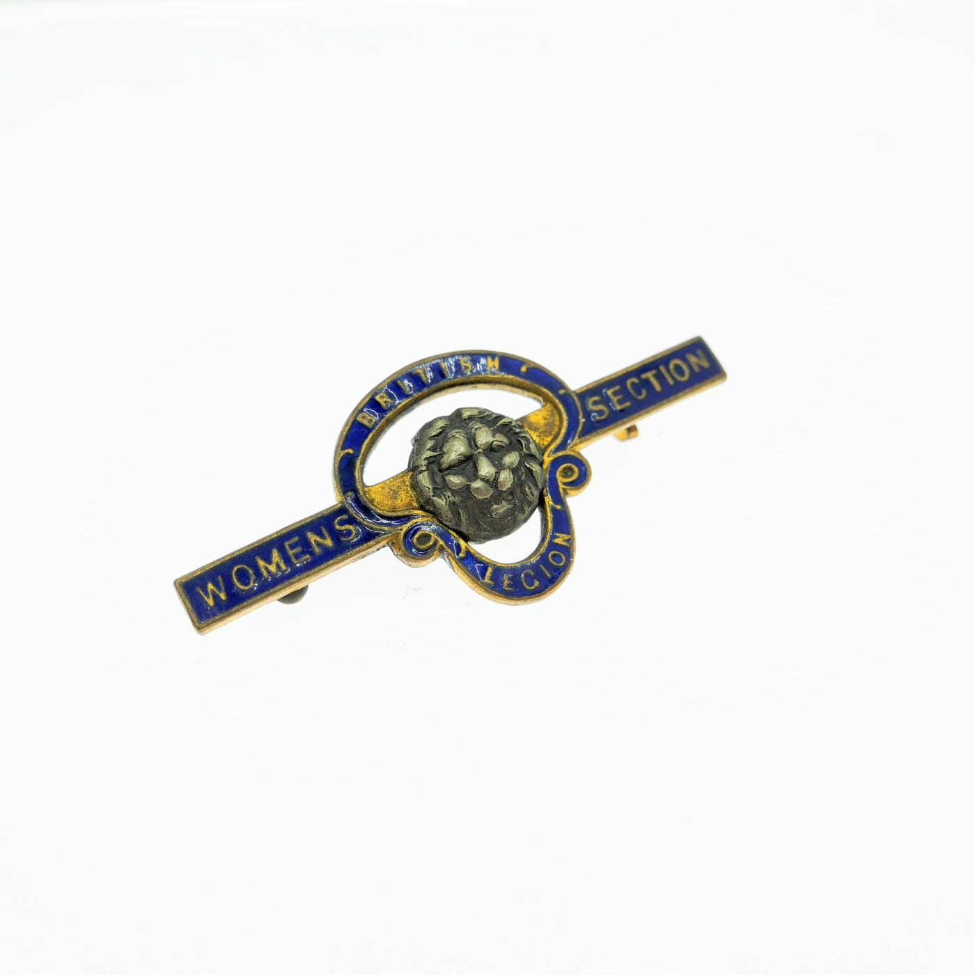 勋章奖章交易所12月9日拍卖 英国不列颠军团早期证章，铜质珐琅带编号