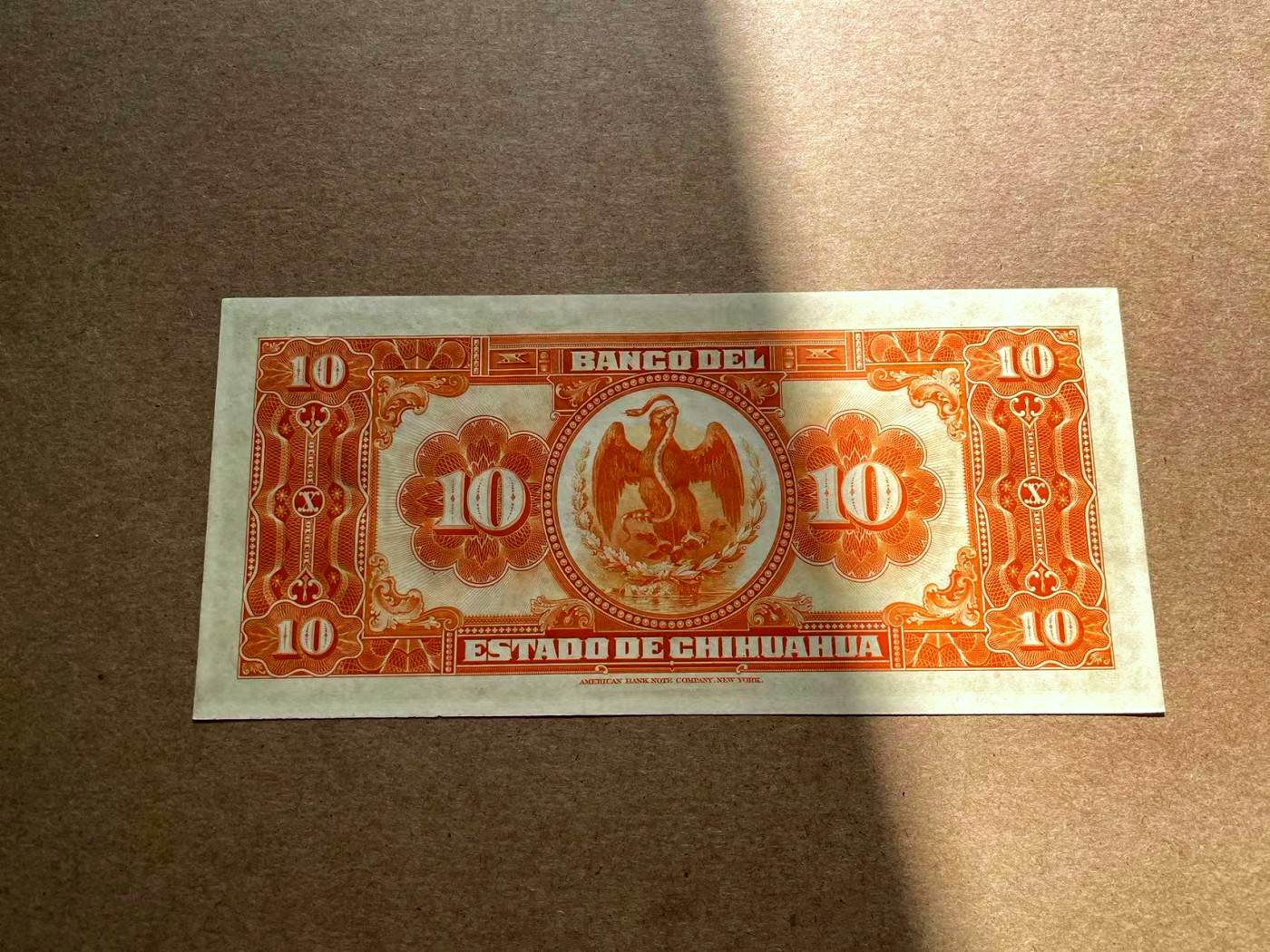 【Blue Auction】✨世界纸币精拍第402期【精】 【实钞 A冠】墨西哥 1913年10比索 ABNC出品 雕刻精美 大票幅 大场景 UNC- 