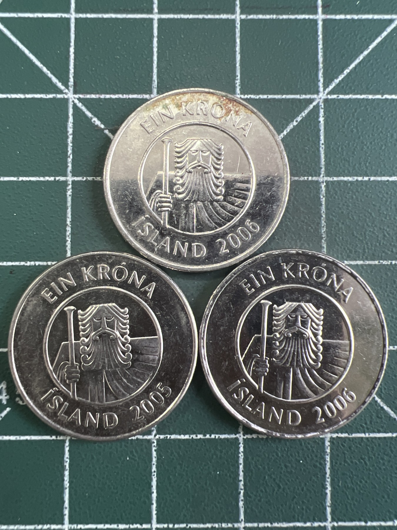 第511期  硬币专场 （无押金，捡漏，全场50包邮，偏远地区除外，接收代拍业务） 冰岛一克朗三枚