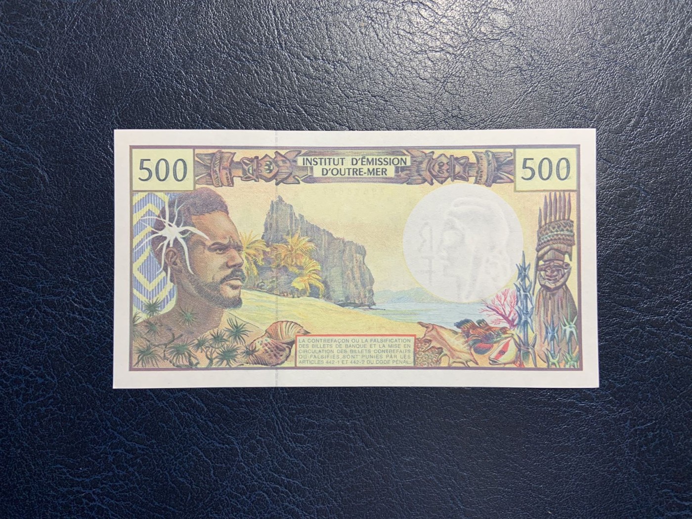 收藏联盟Quantum Auction 第309期拍卖  法属太平洋1992-96年500法郎 品相全新UNC 号码无4
