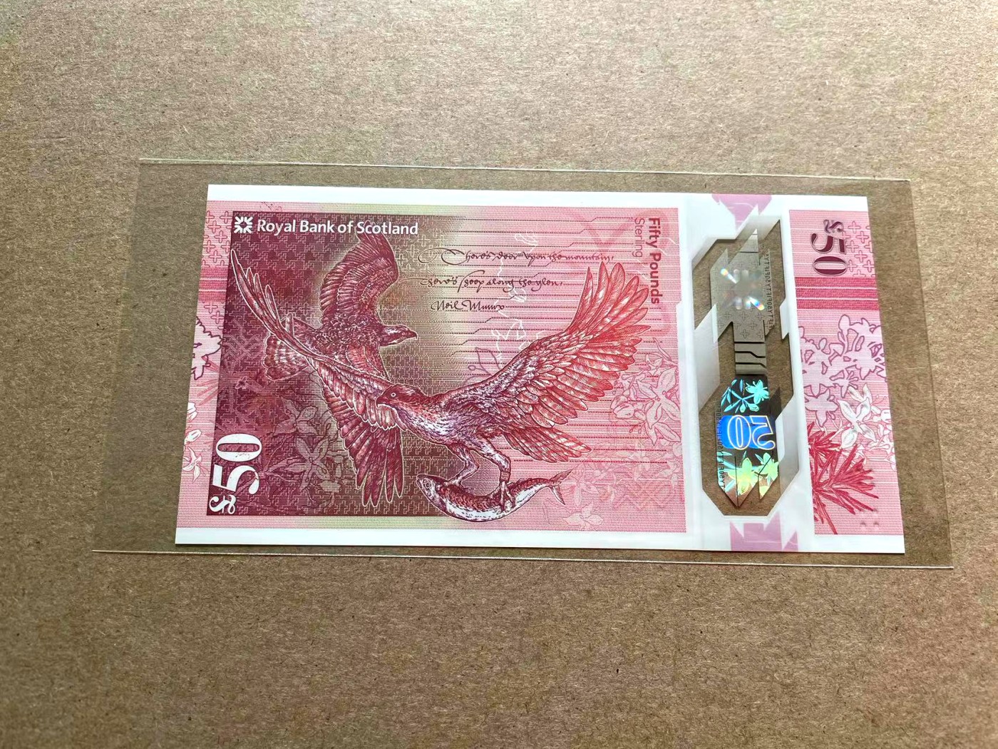 【Blue Auction】✨世界纸币精拍第402期【精】 【AA无47】苏格兰 2020年50镑 全新UNC