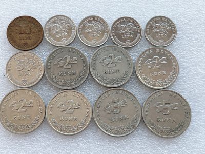 全场一元起拍 世界钱币散币、银币专场 第45期 克罗地亚硬币