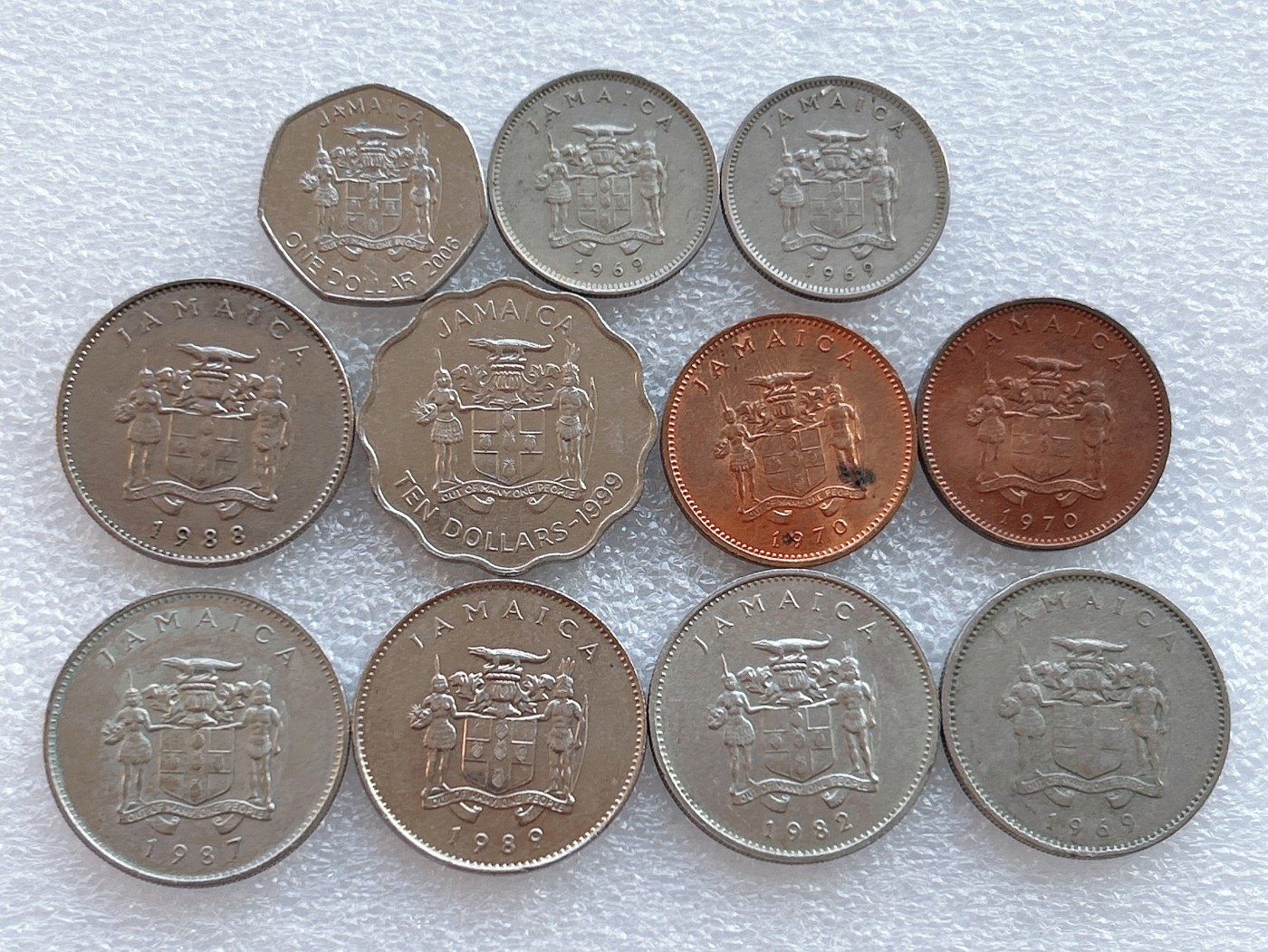 全场一元起拍 世界钱币散币、银币专场 第45期 牙买加