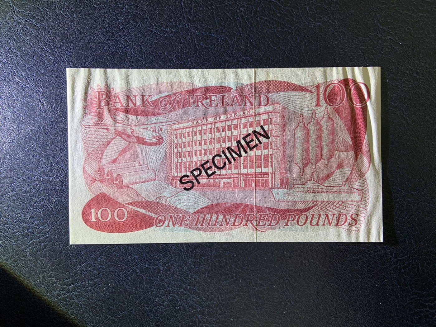 收藏联盟Quantum Auction 第309期拍卖  北爱尔兰1978年100镑收藏者样票 品相UNC-