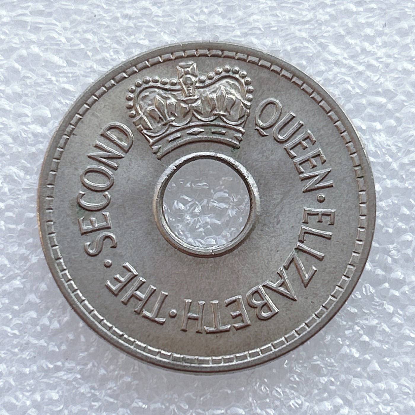 全场一元起拍 世界钱币散币、银币专场 第45期 1965年斐济1便士圆孔硬币