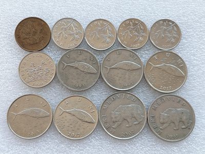 全场一元起拍 世界钱币散币、银币专场 第45期 克罗地亚硬币