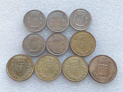 全场一元起拍 世界钱币散币、银币专场 第45期 卢森堡