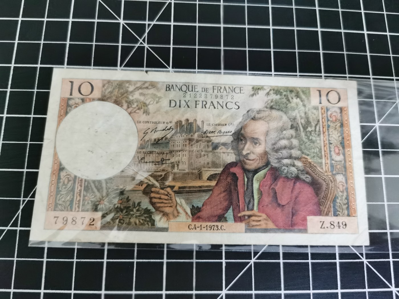 Inmortal auction 旧钞场（本期全旧品相） 法国100，旧