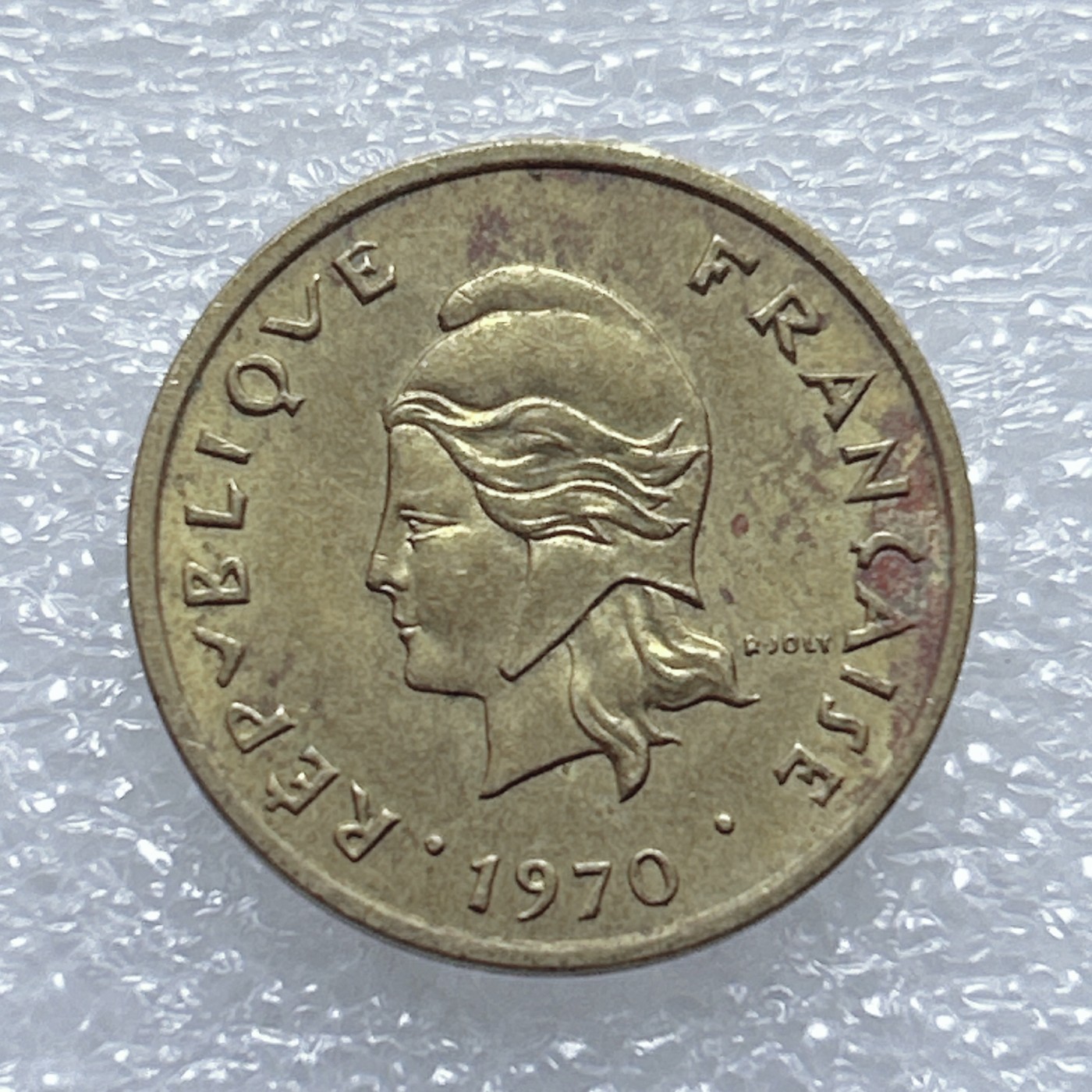 全场一元起拍 世界钱币散币、银币专场 第45期 法属新赫布里底1970年2法郎 鸟