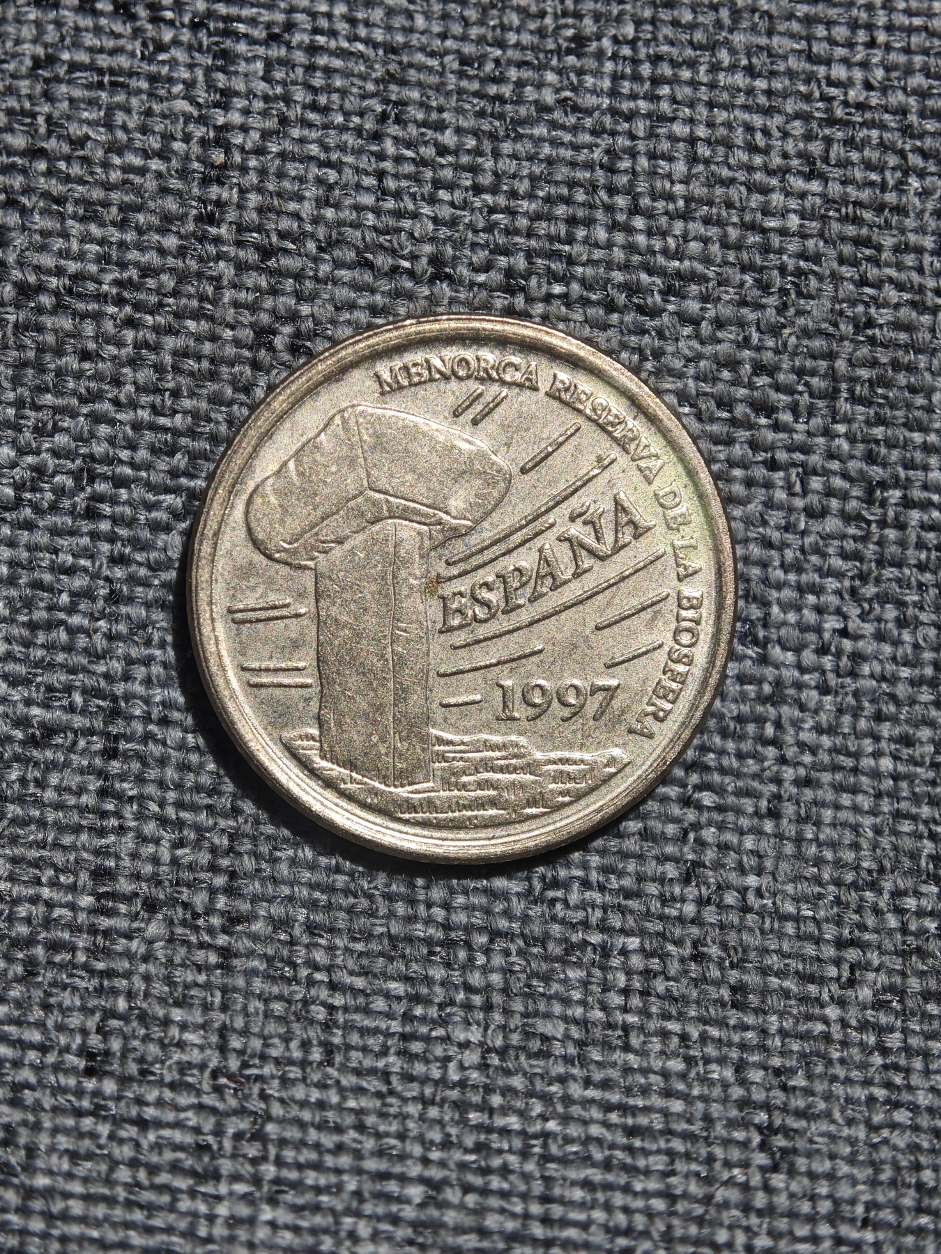 外国硬币收藏店第4期 西班牙1997年穆尔西亚水车5比塞塔纪念币