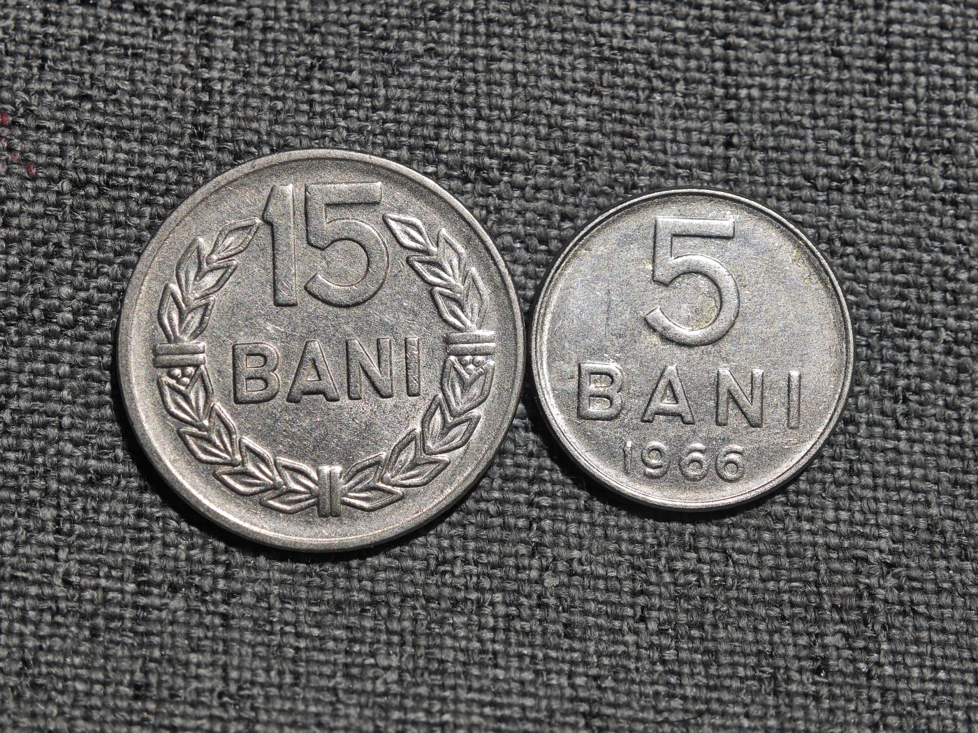 外国硬币收藏店第4期 罗马尼亚60年代15、5巴尼2枚