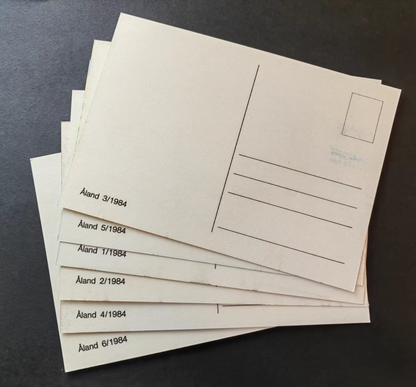 多国邮品🔥💥🔥💥🔥💥（拍卖）专场 第③⑥场 芬兰奥兰群岛 首套邮票 （1984）6全