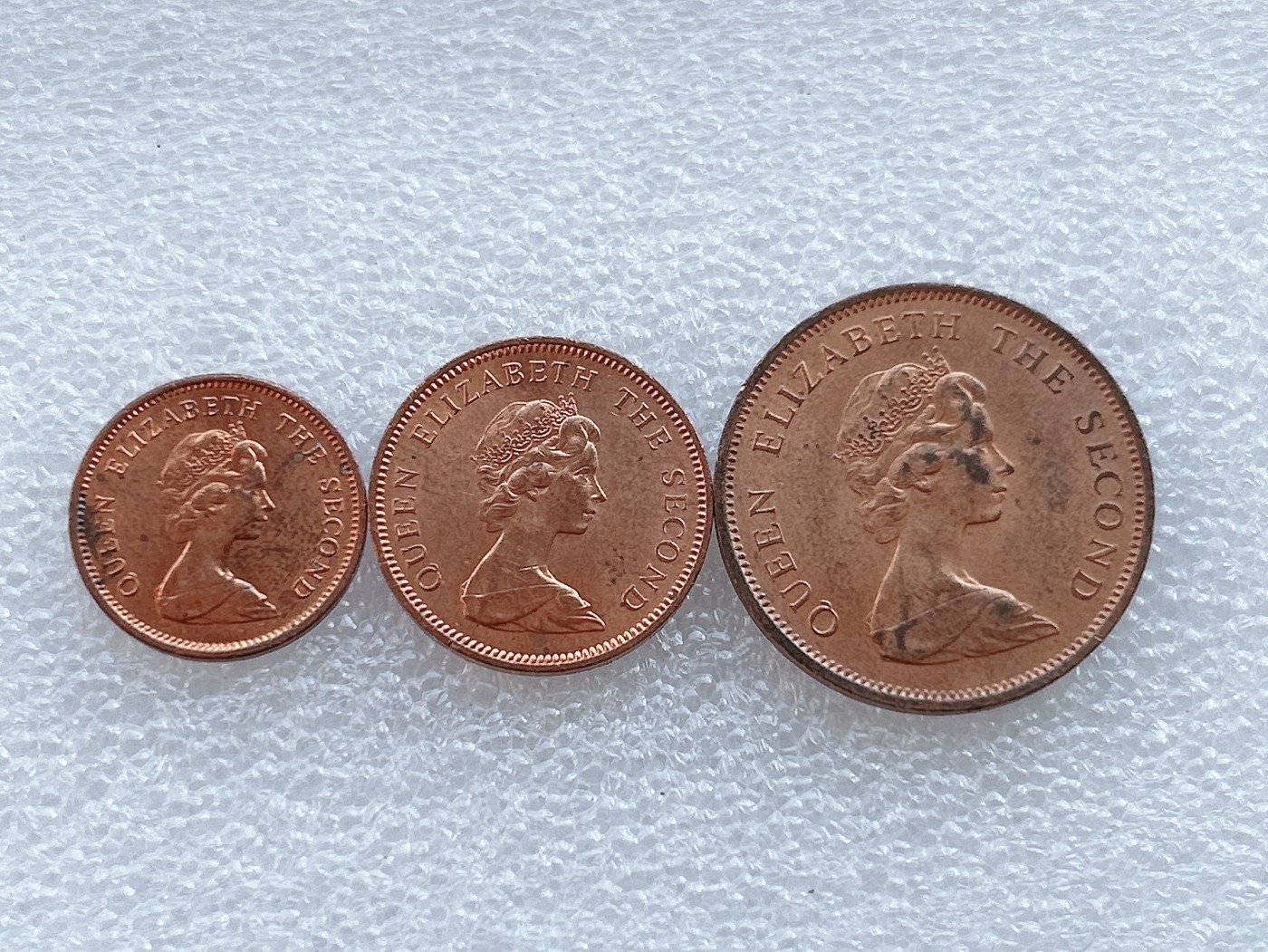 全场一元起拍 世界钱币散币、银币专场 第45期 英属泽西岛铜币3枚 伊丽莎白二世时期