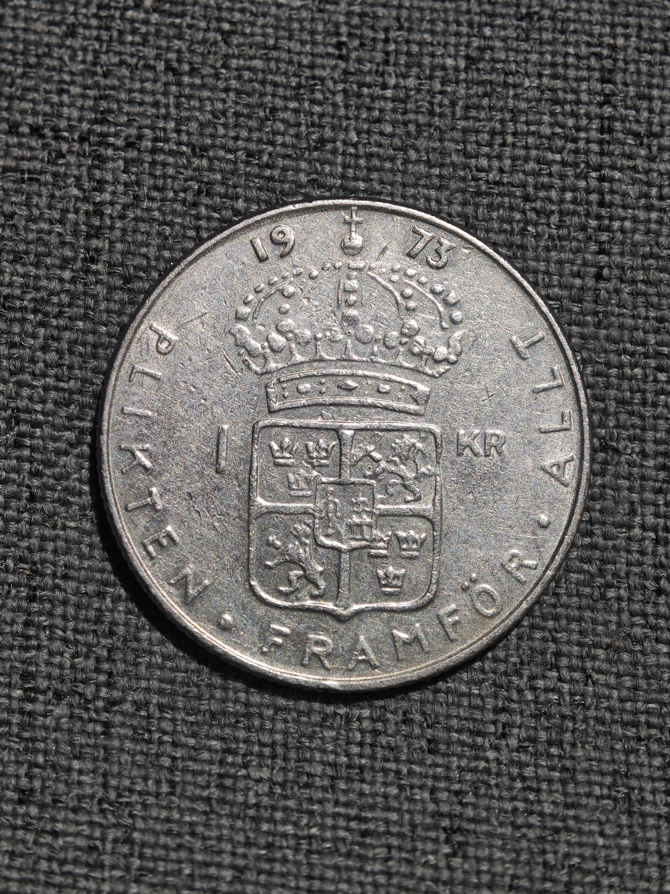 外国硬币收藏店第4期 瑞典1973年1克朗