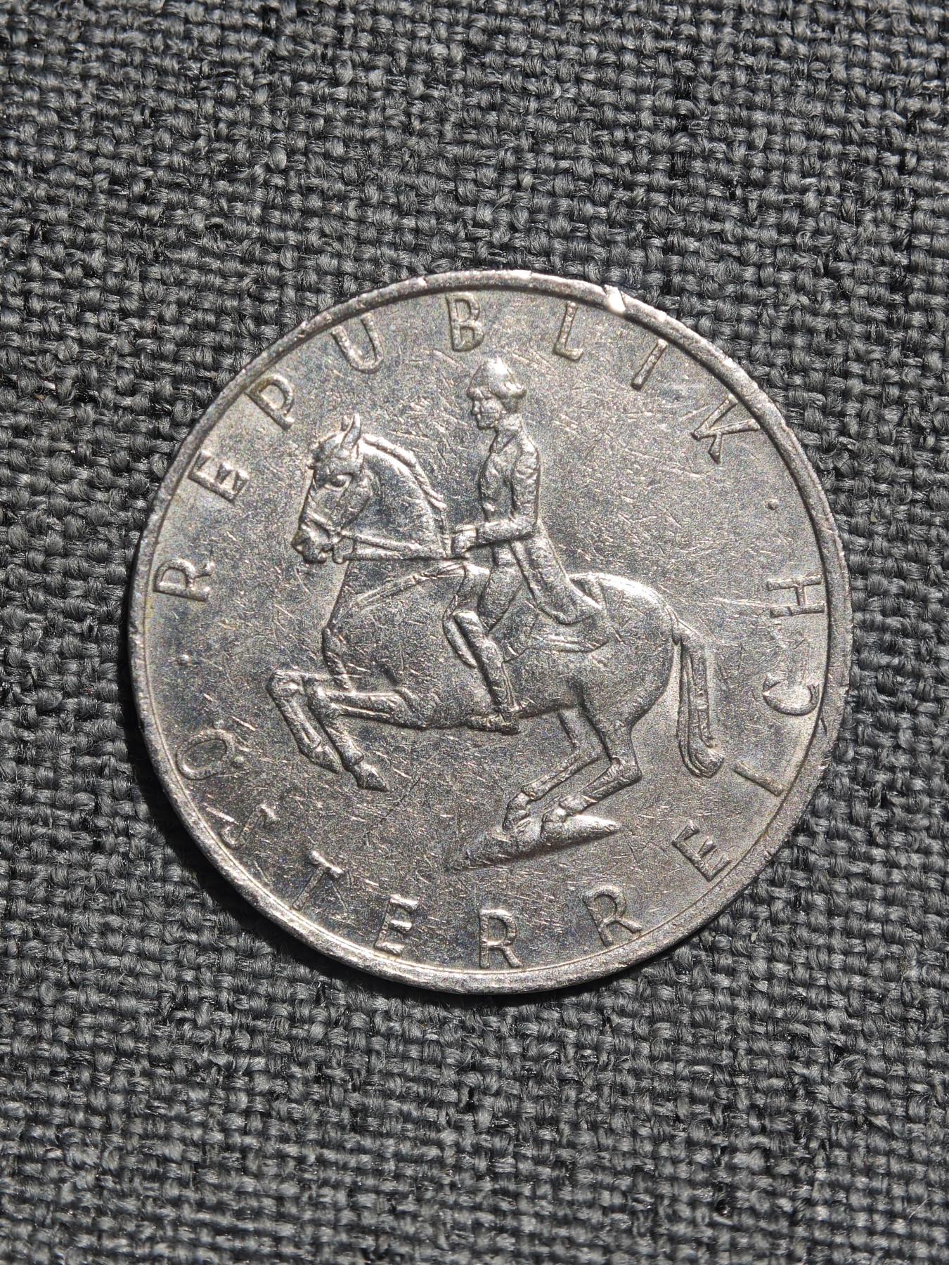 外国硬币收藏店第4期 奥地利1984年骑士5先令