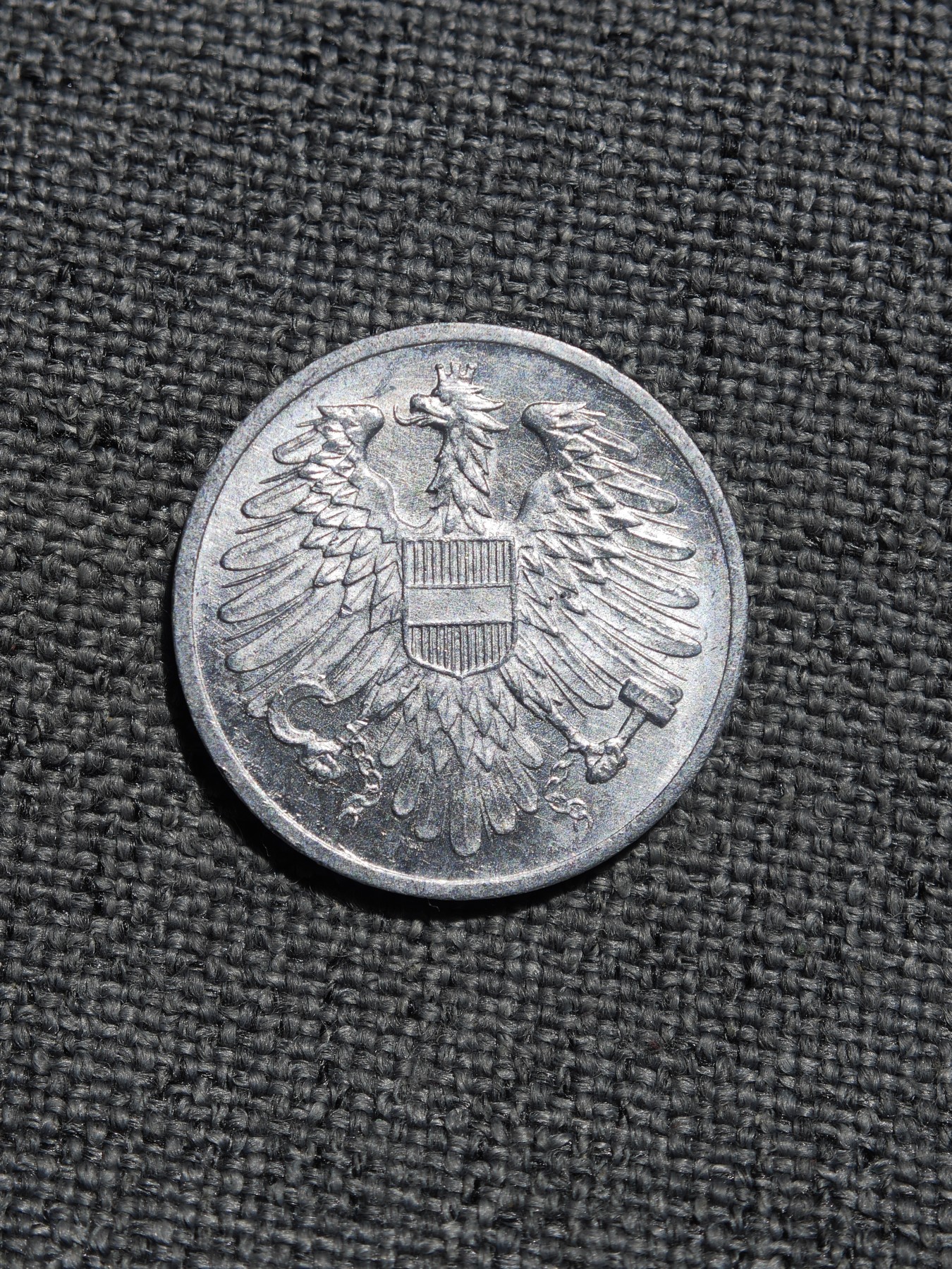 外国硬币收藏店第4期 稀少未使用奥地利1965年社会主义时期2格罗申铝币