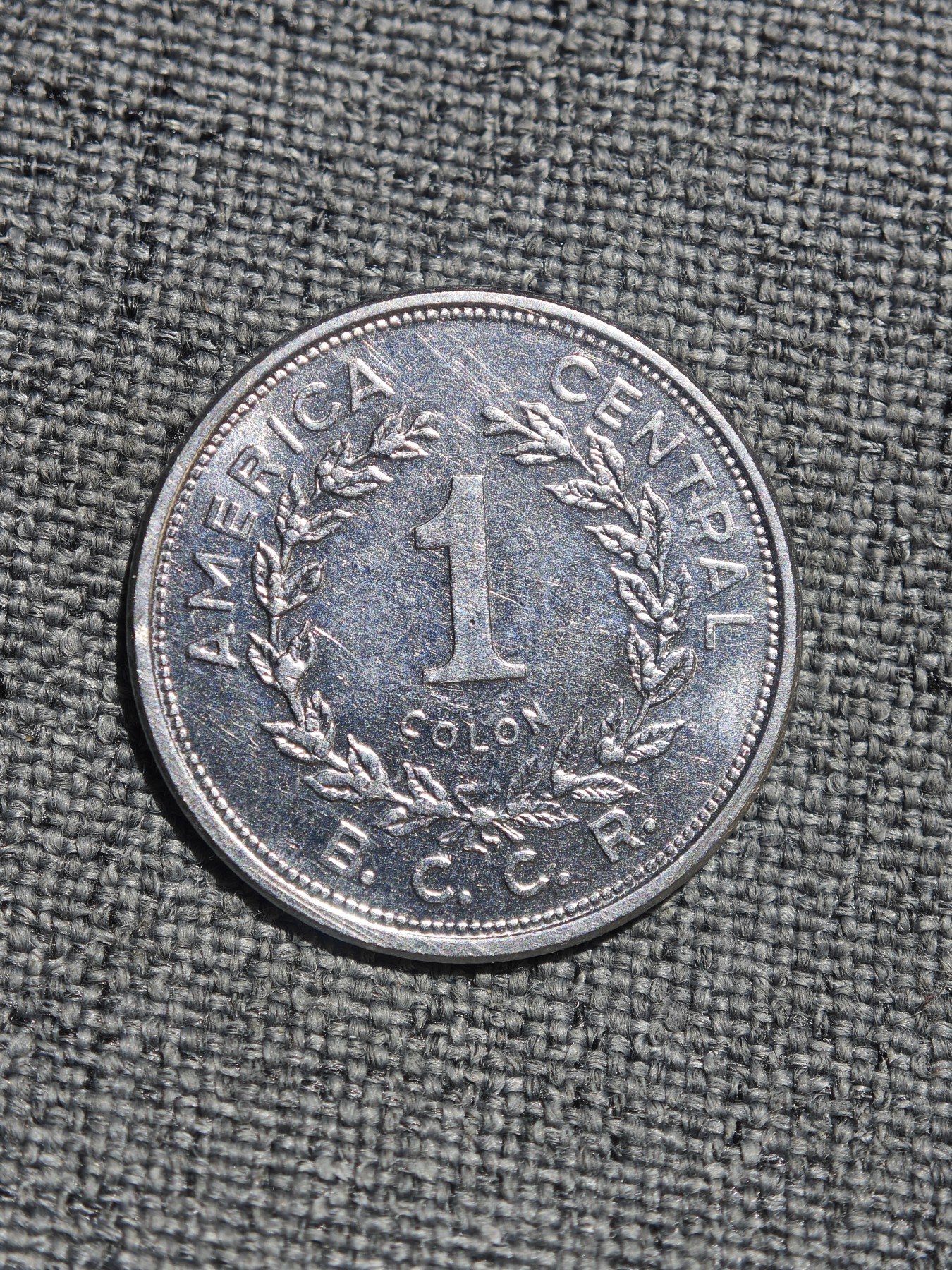 外国硬币收藏店第4期 哥斯达黎加1984年国徽1克朗