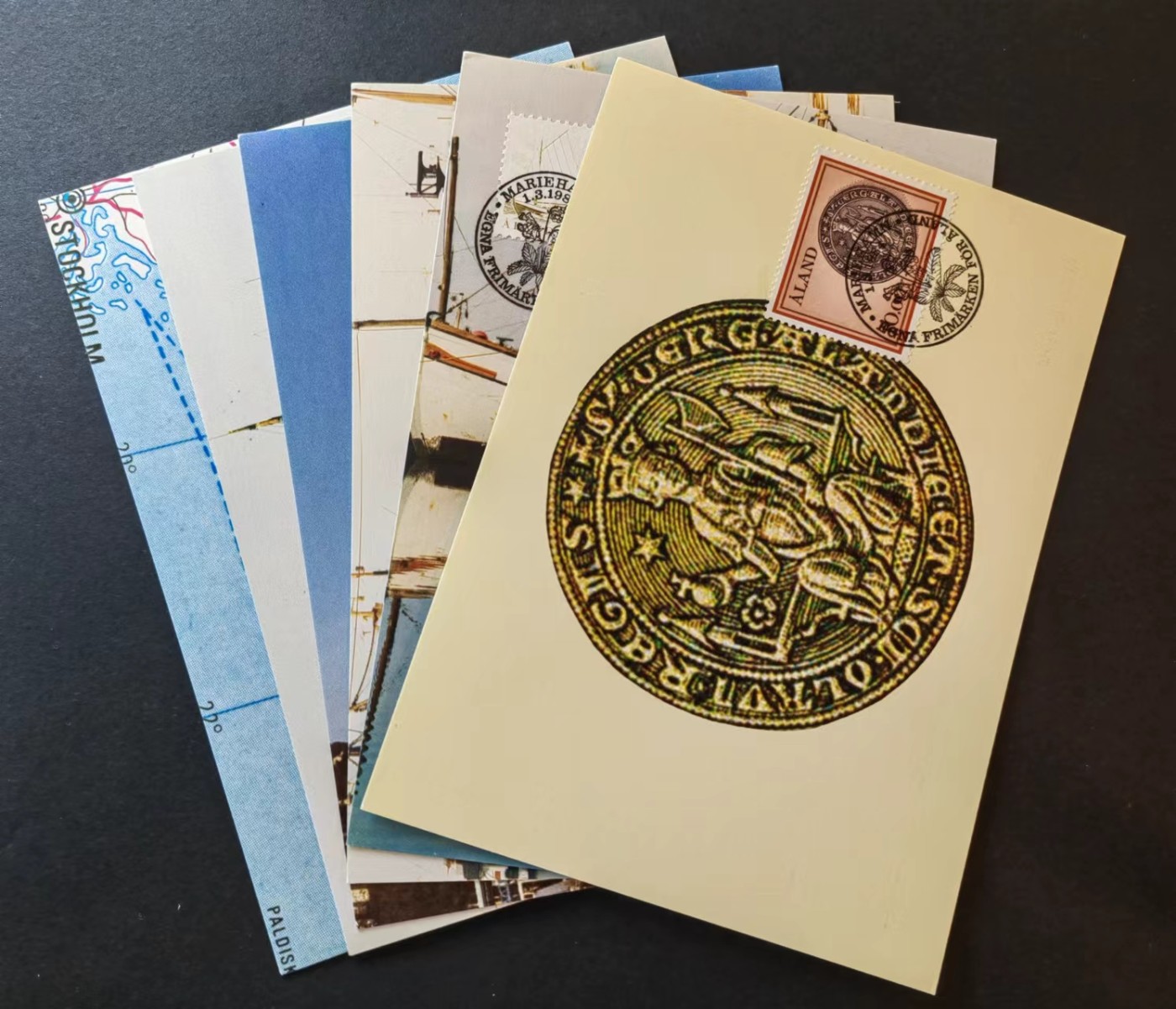 多国邮品🔥💥🔥💥🔥💥（拍卖）专场 第③⑥场 芬兰奥兰群岛 首套邮票 （1984）6全