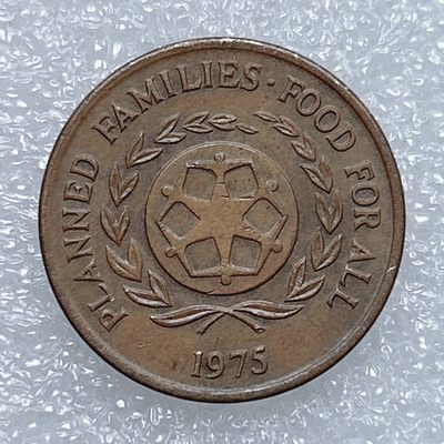 全场一元起拍 世界钱币散币、银币专场 第45期 汤加1975年2分铜币-FAO粮农组织币