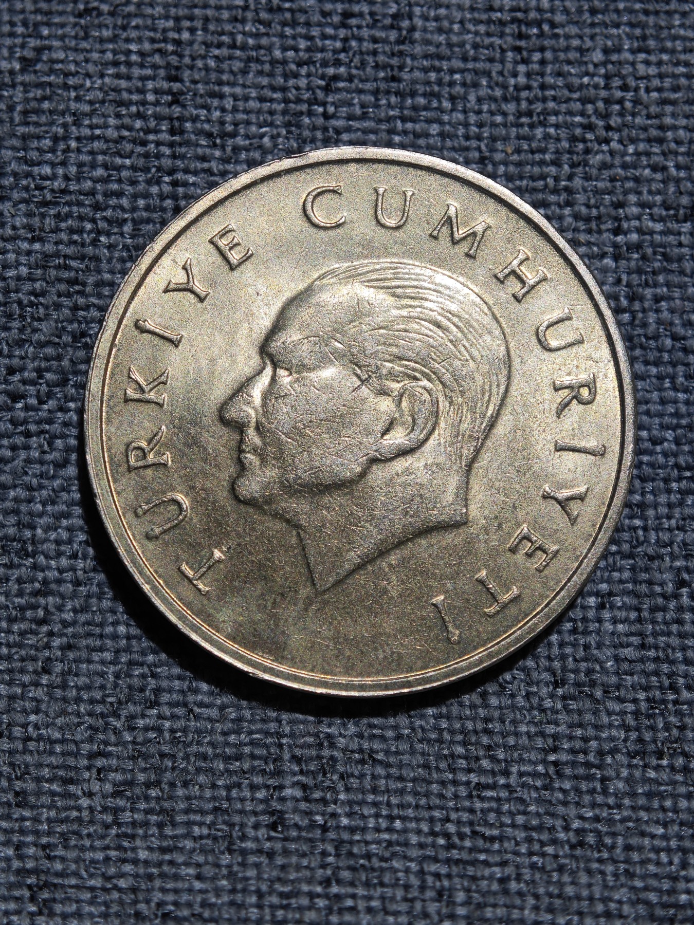 外国硬币收藏店第4期 土耳其1997年大额厚重铜币25000里拉