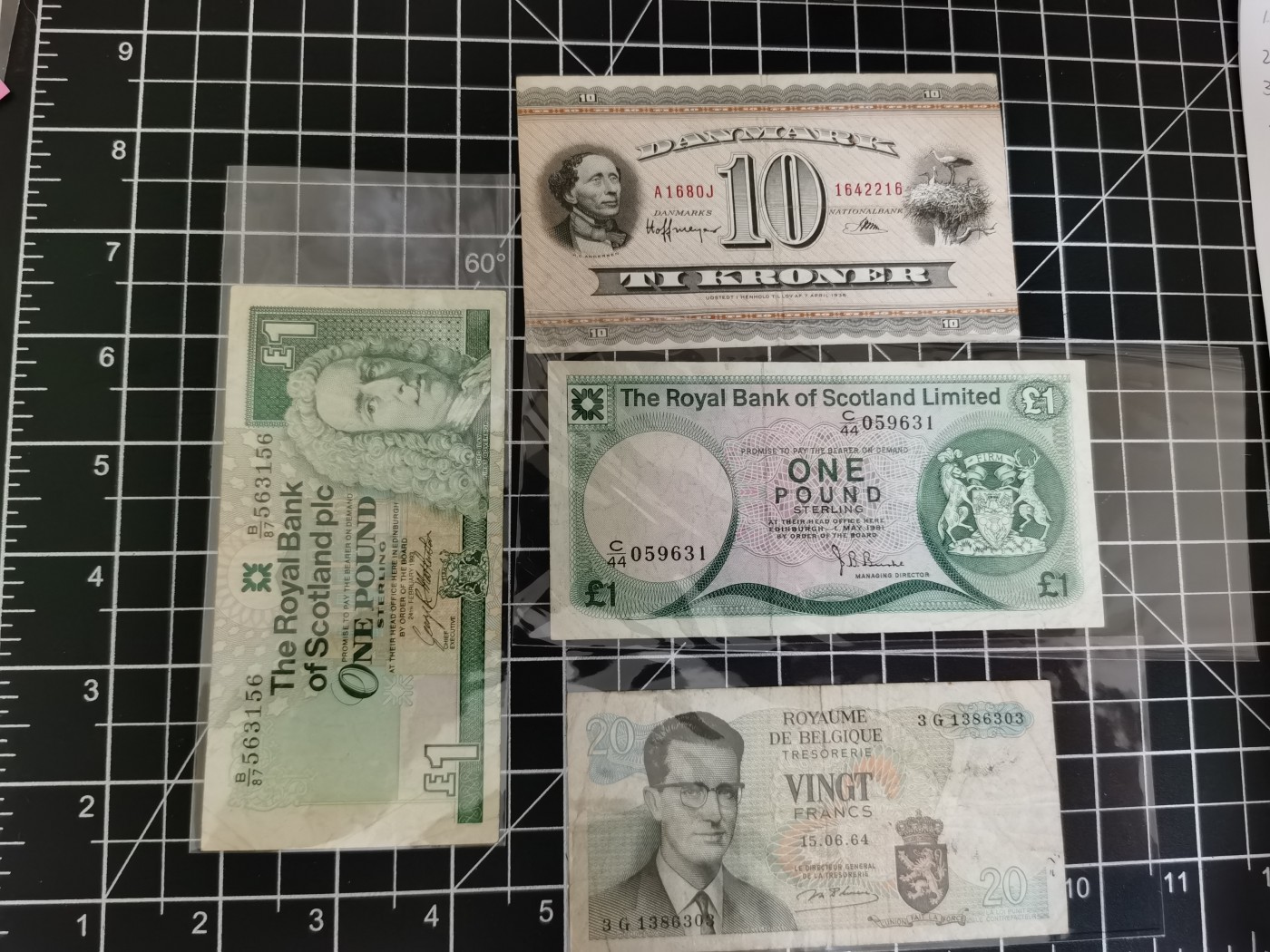 Inmortal auction 旧钞场（本期全旧品相） 杂项4张，旧