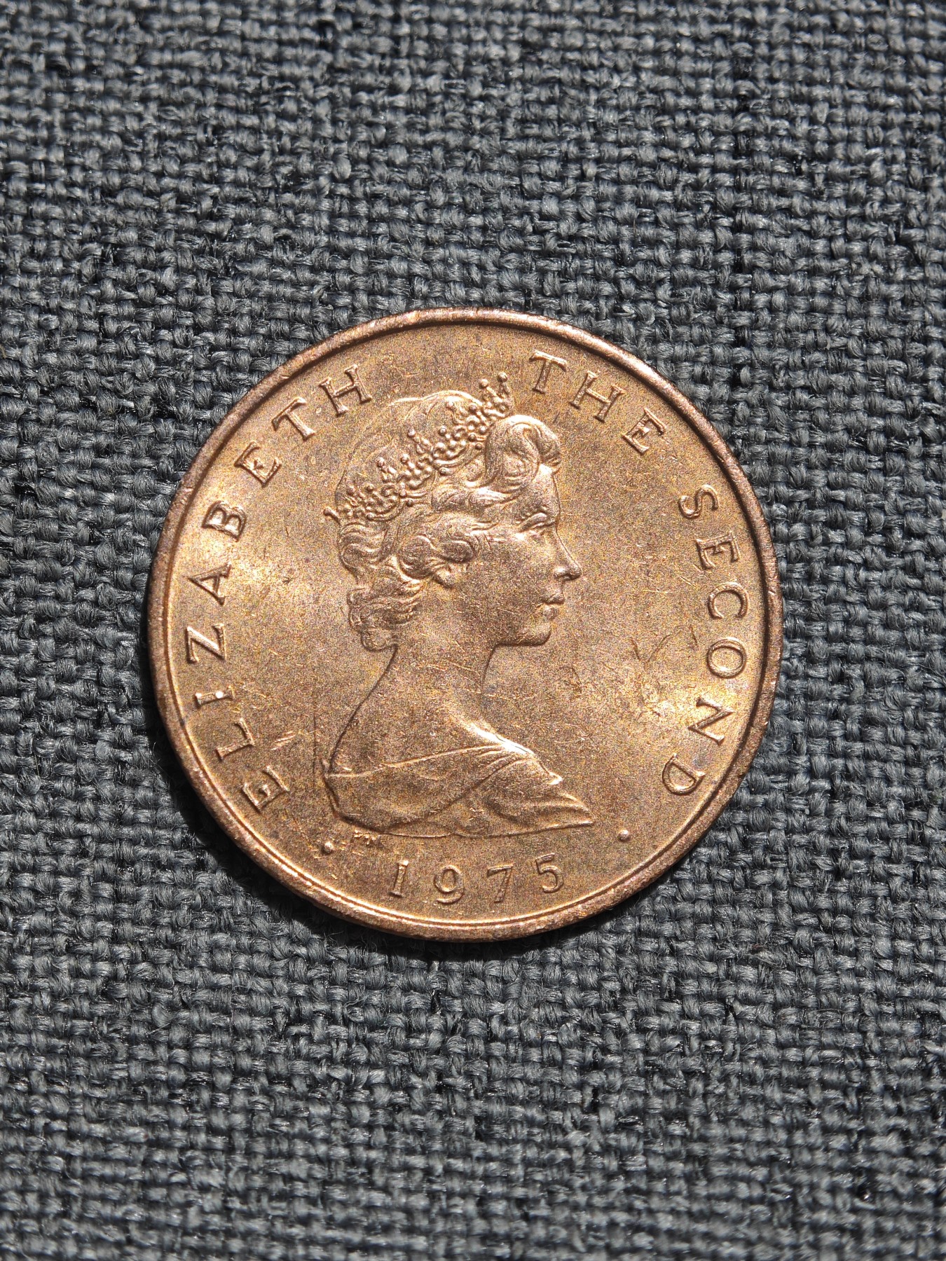 外国硬币收藏店第4期 美品英属马恩岛1975年1便士铜币