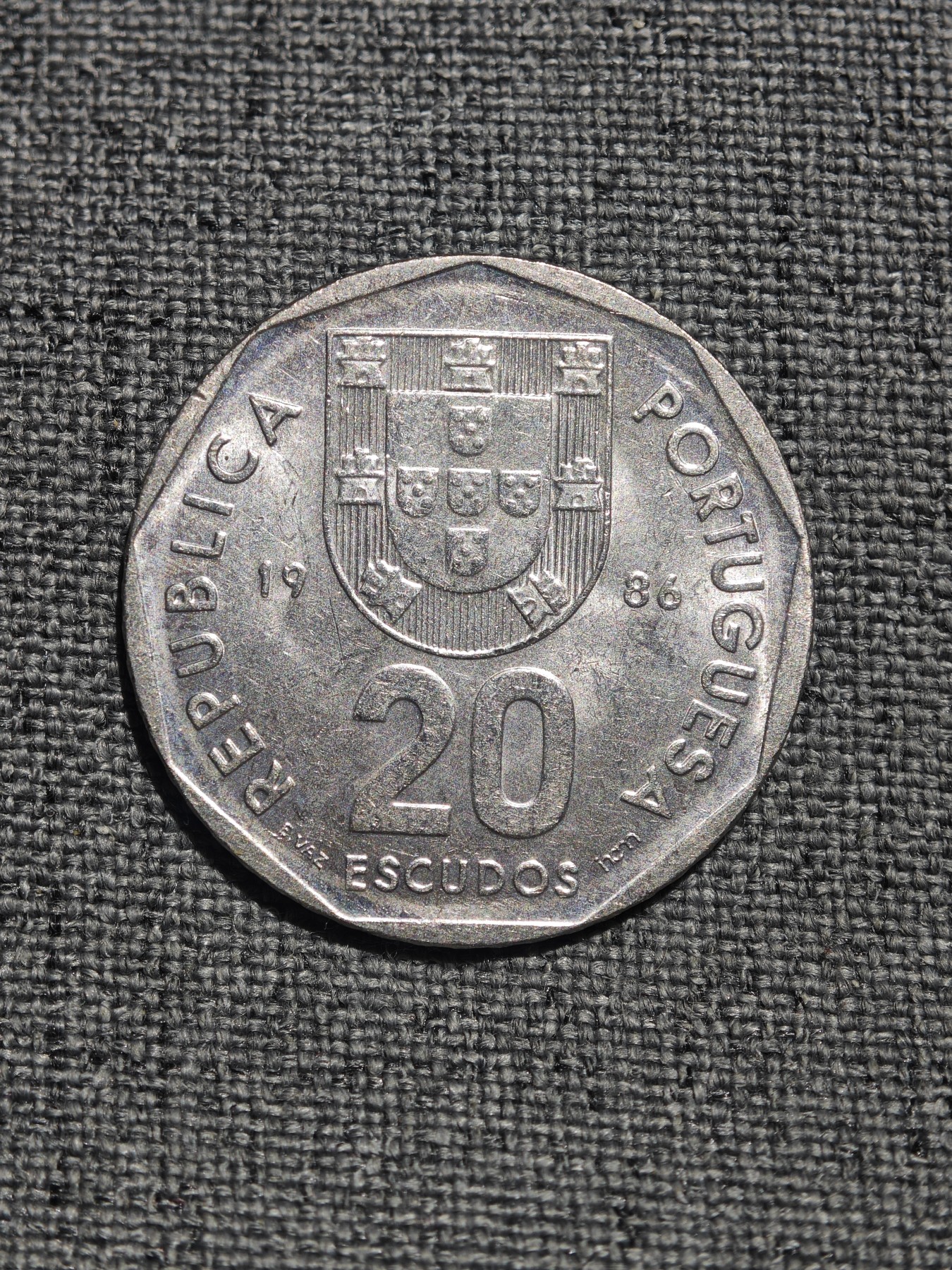 外国硬币收藏店第4期 葡萄牙1986年20埃斯库多