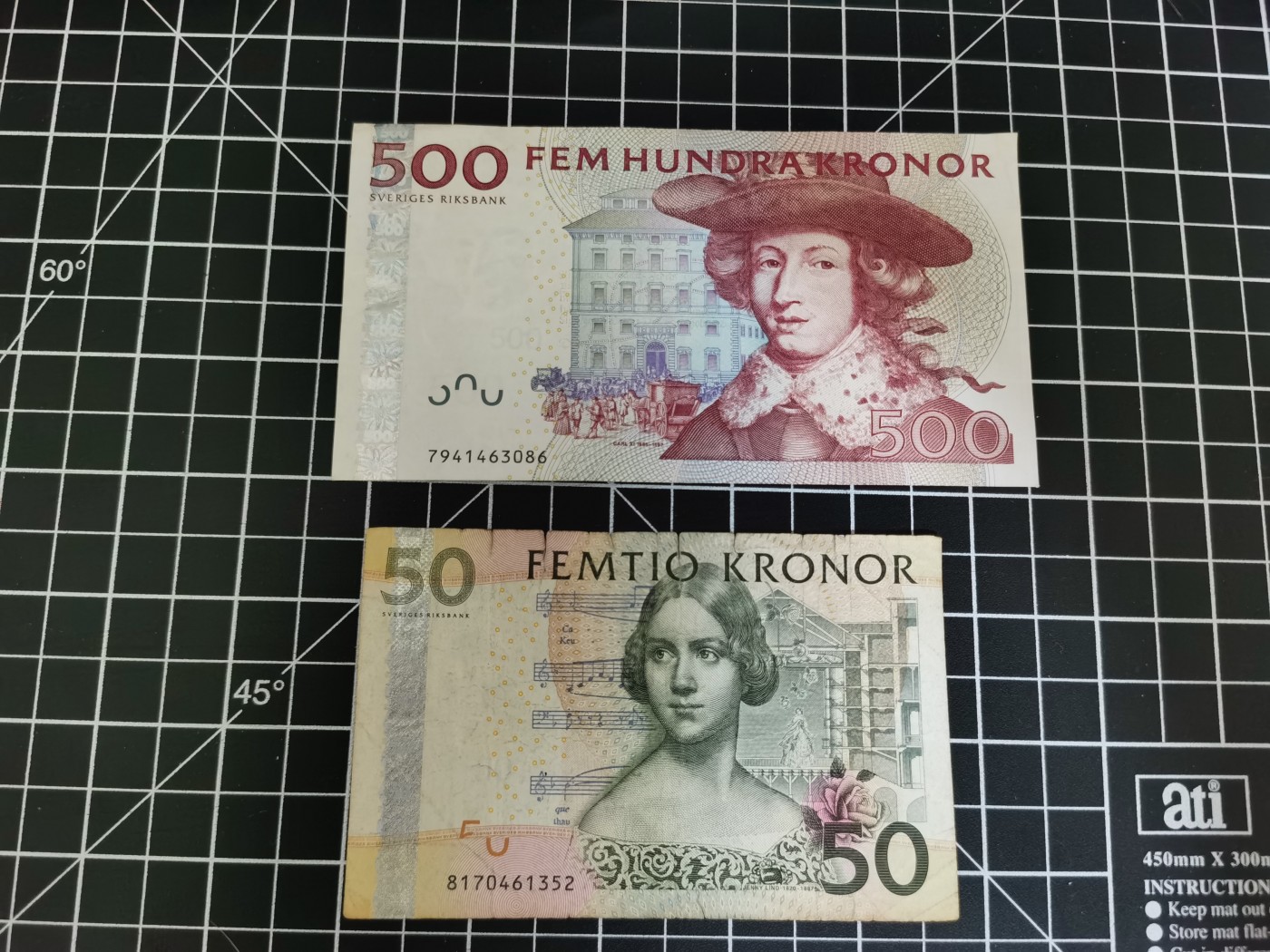 Inmortal auction 旧钞场（本期全旧品相） 瑞典50+500，旧