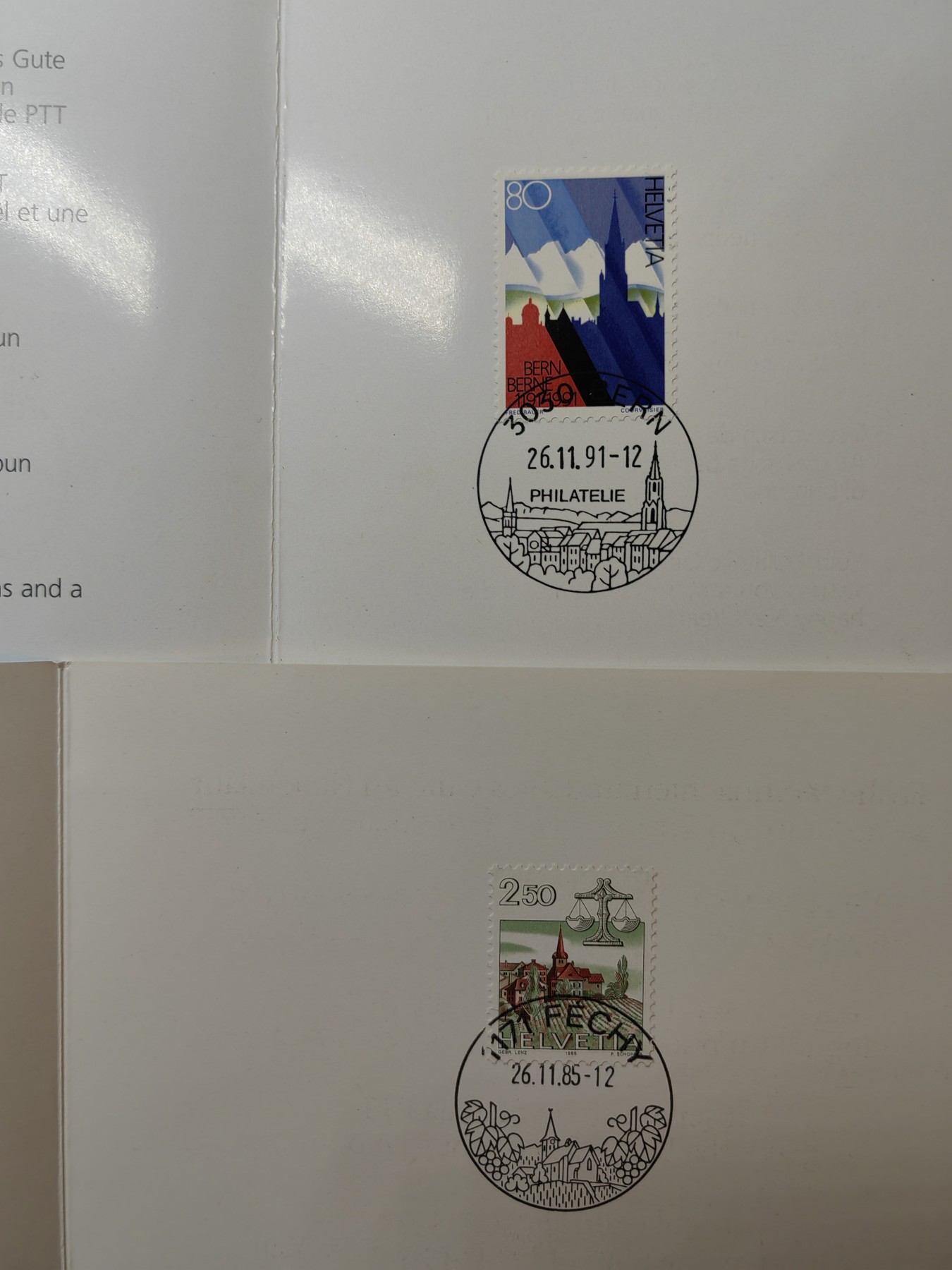 多国邮品🔥💥🔥💥🔥💥（拍卖）专场 第③⑥场 瑞士、德国、荷兰邮折4件