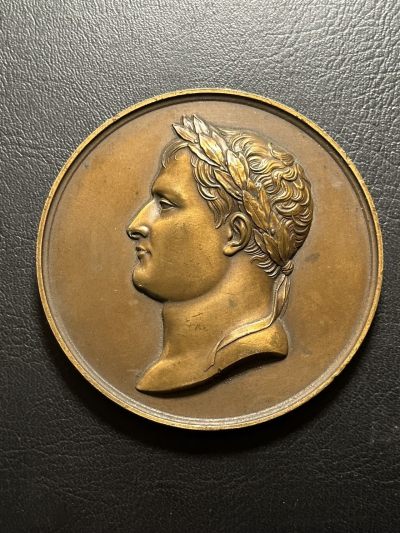 第五十九场 - 1811年拿破仑罗马王洗礼纪念铜章，非常古朴，铸造精美！