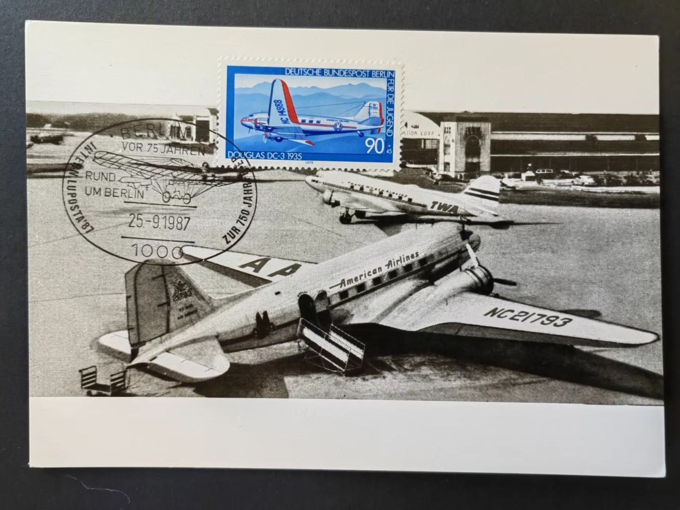 多国邮品🔥💥🔥💥🔥💥（拍卖）专场 第③⑥场 德国 飞行工具发展 极限片 5件